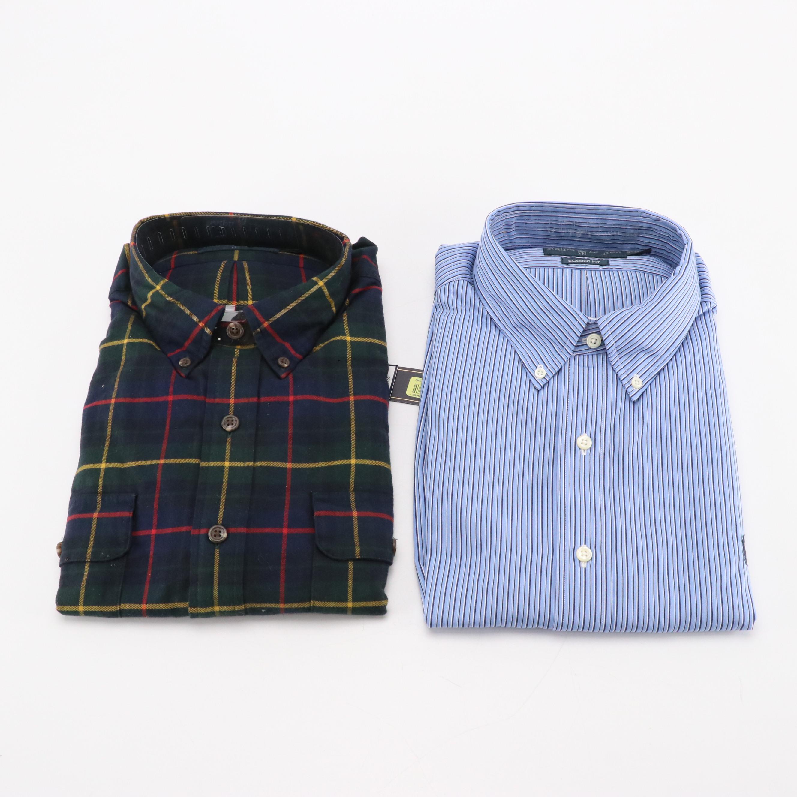 Men's Ralph Lauren, Tommy Hilfiger, Ike Behar, Other Long/Short Sleeve Shirts