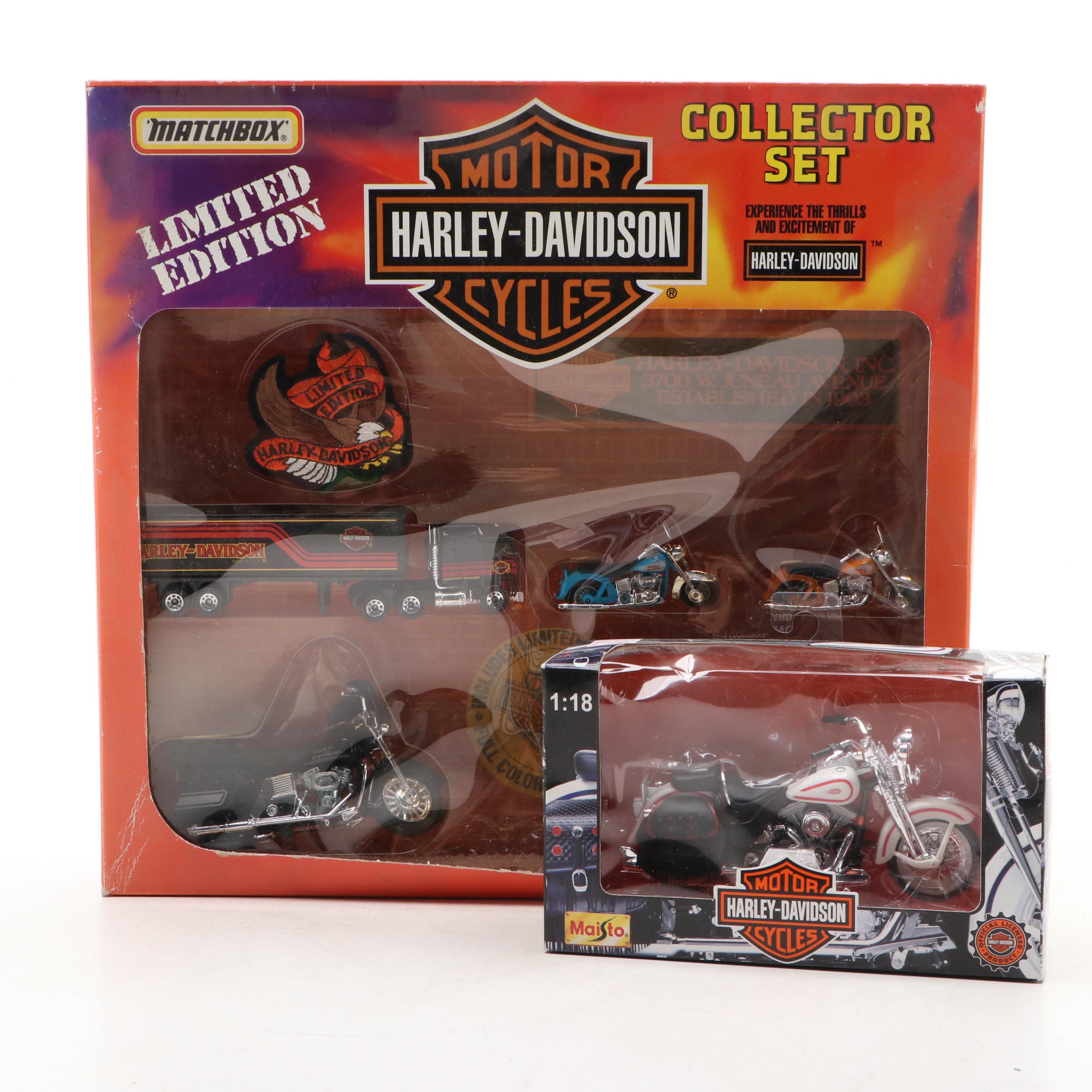 Matchbox and Maisto Harley-Davidson Vehicles