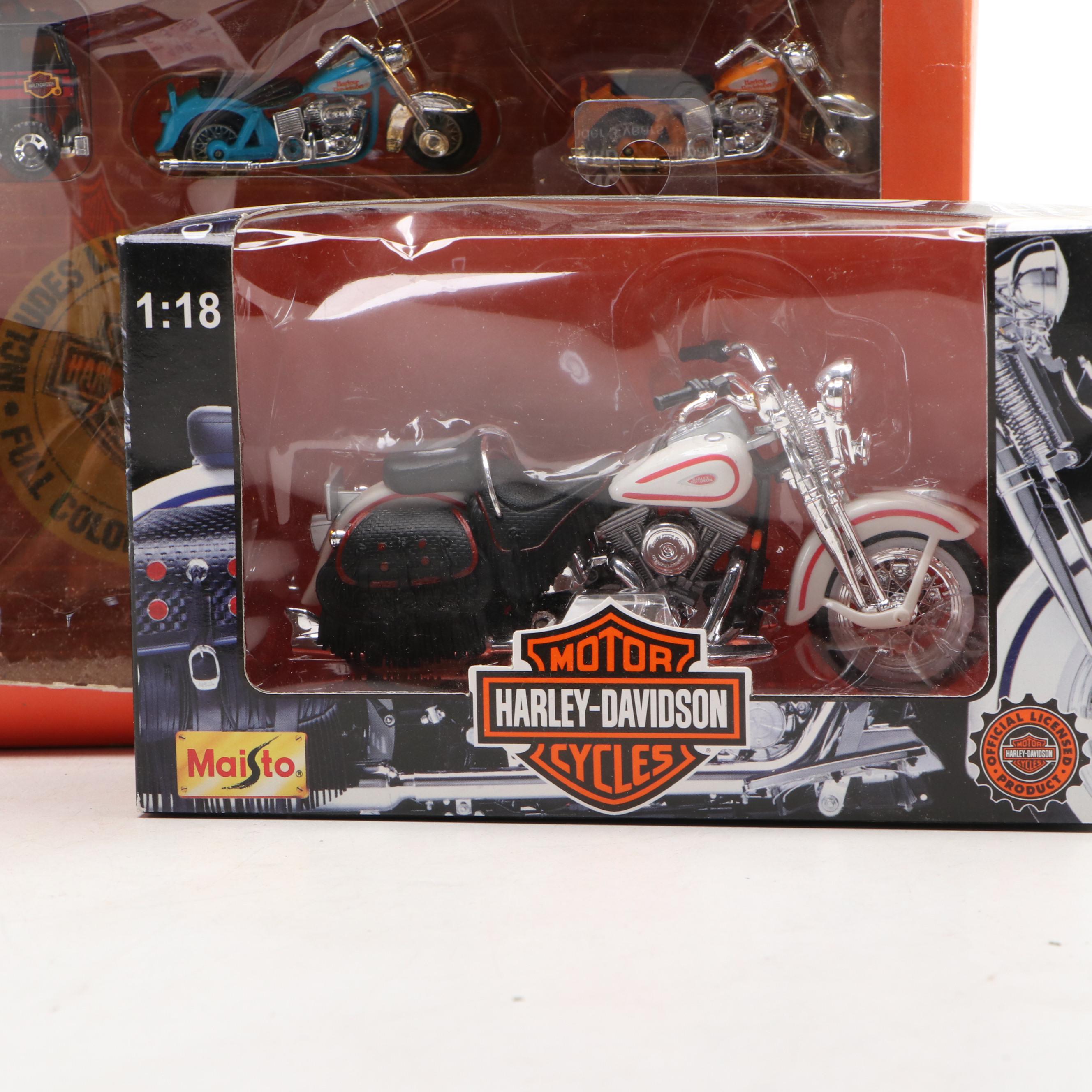 Matchbox and Maisto Harley-Davidson Vehicles