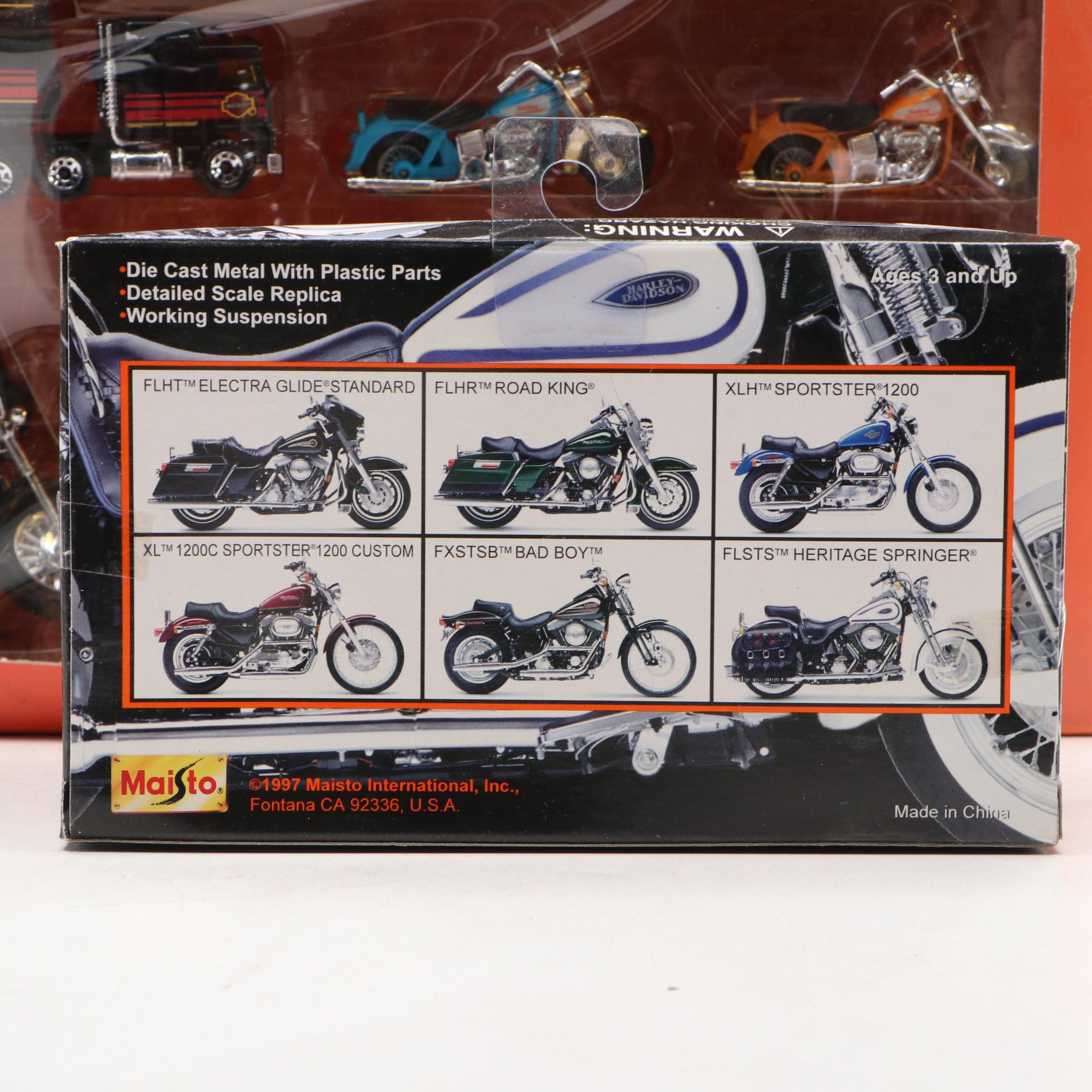 Matchbox and Maisto Harley-Davidson Vehicles