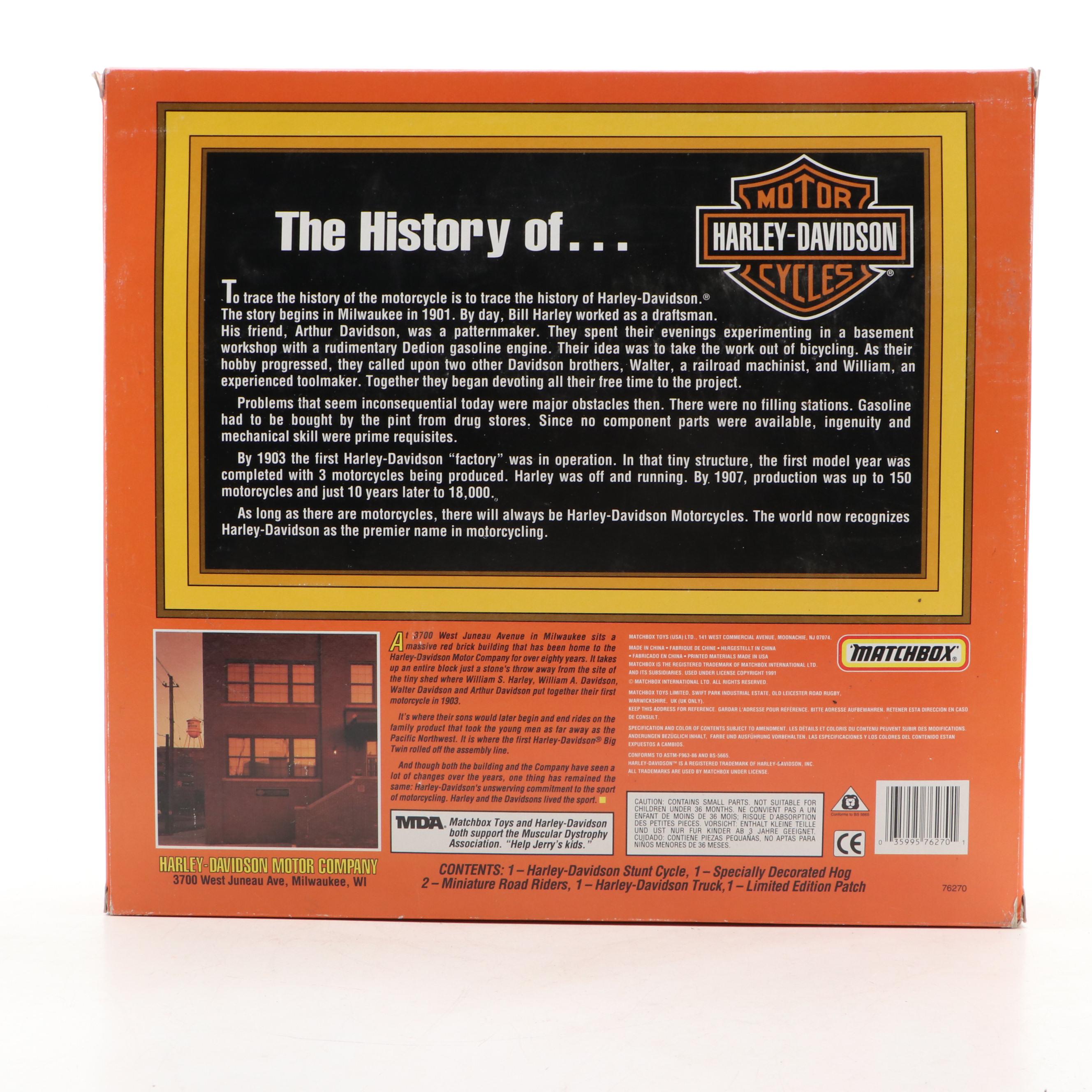 Matchbox and Maisto Harley-Davidson Vehicles