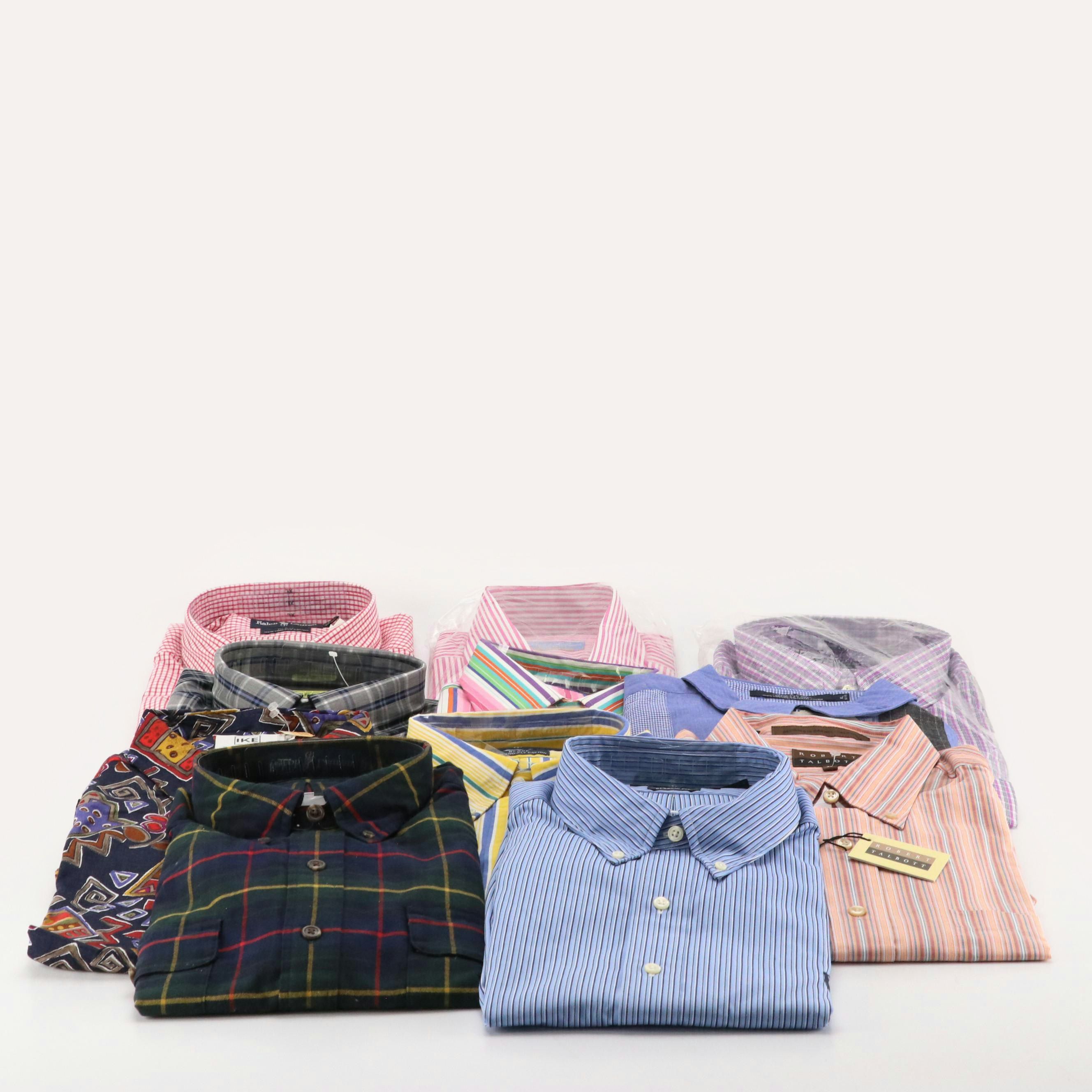 Men's Ralph Lauren, Tommy Hilfiger, Ike Behar, Other Long/Short Sleeve Shirts