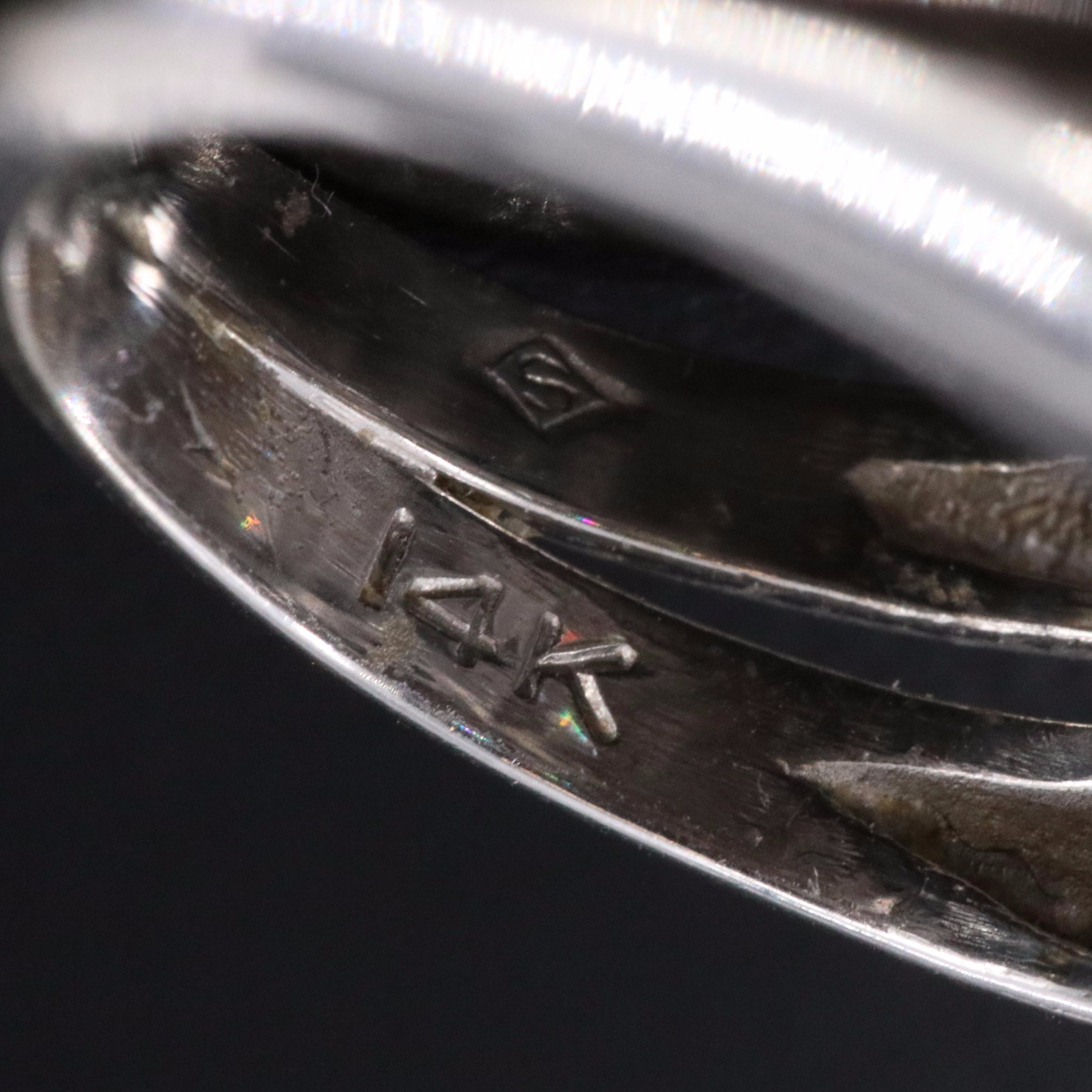 Vintage 14K 1.82 CTW Diamond Soldered Ring Set