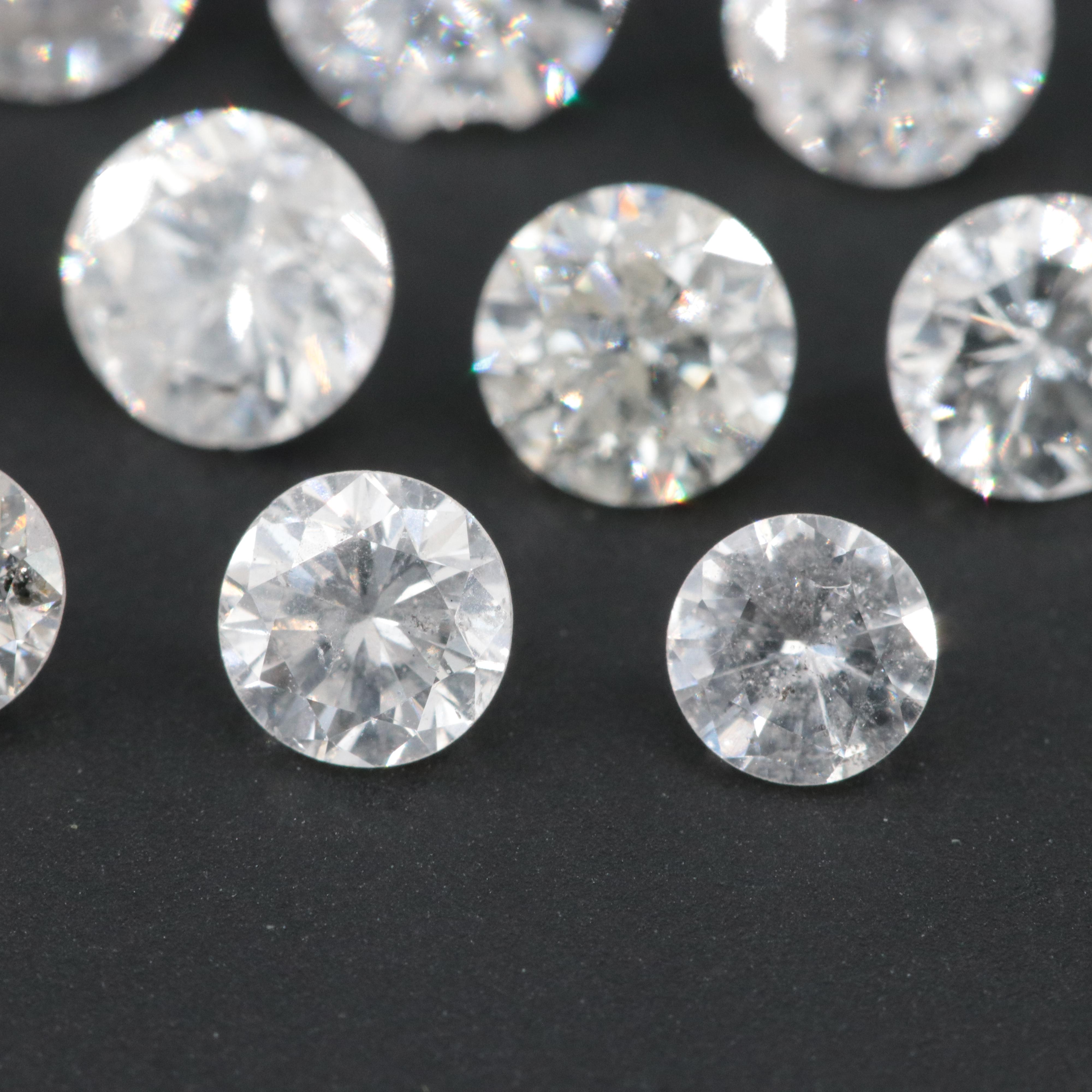 Loose 3.25 CTW Diamond Lot