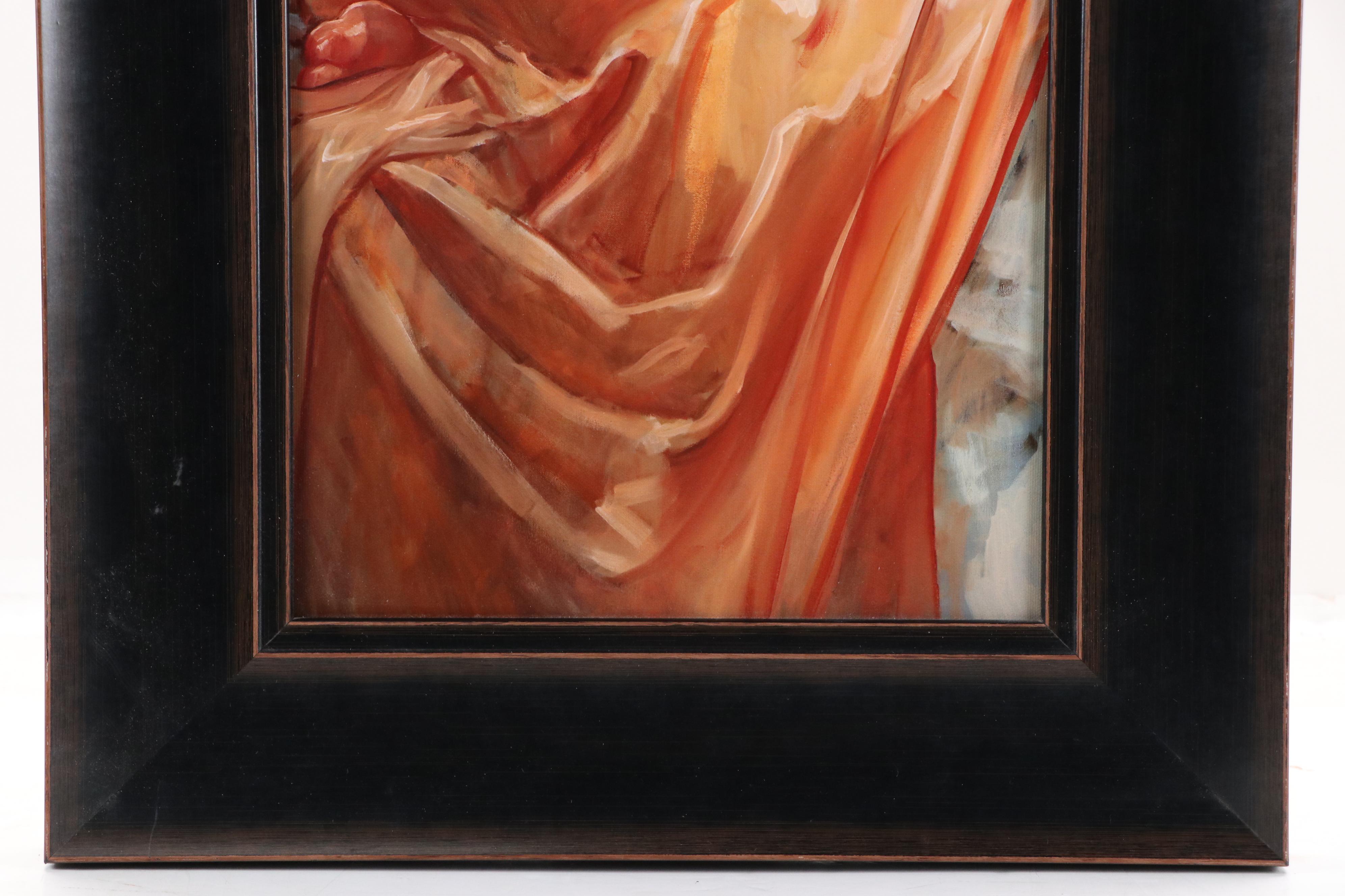 Giclée of Woman with Flag, 21st Century