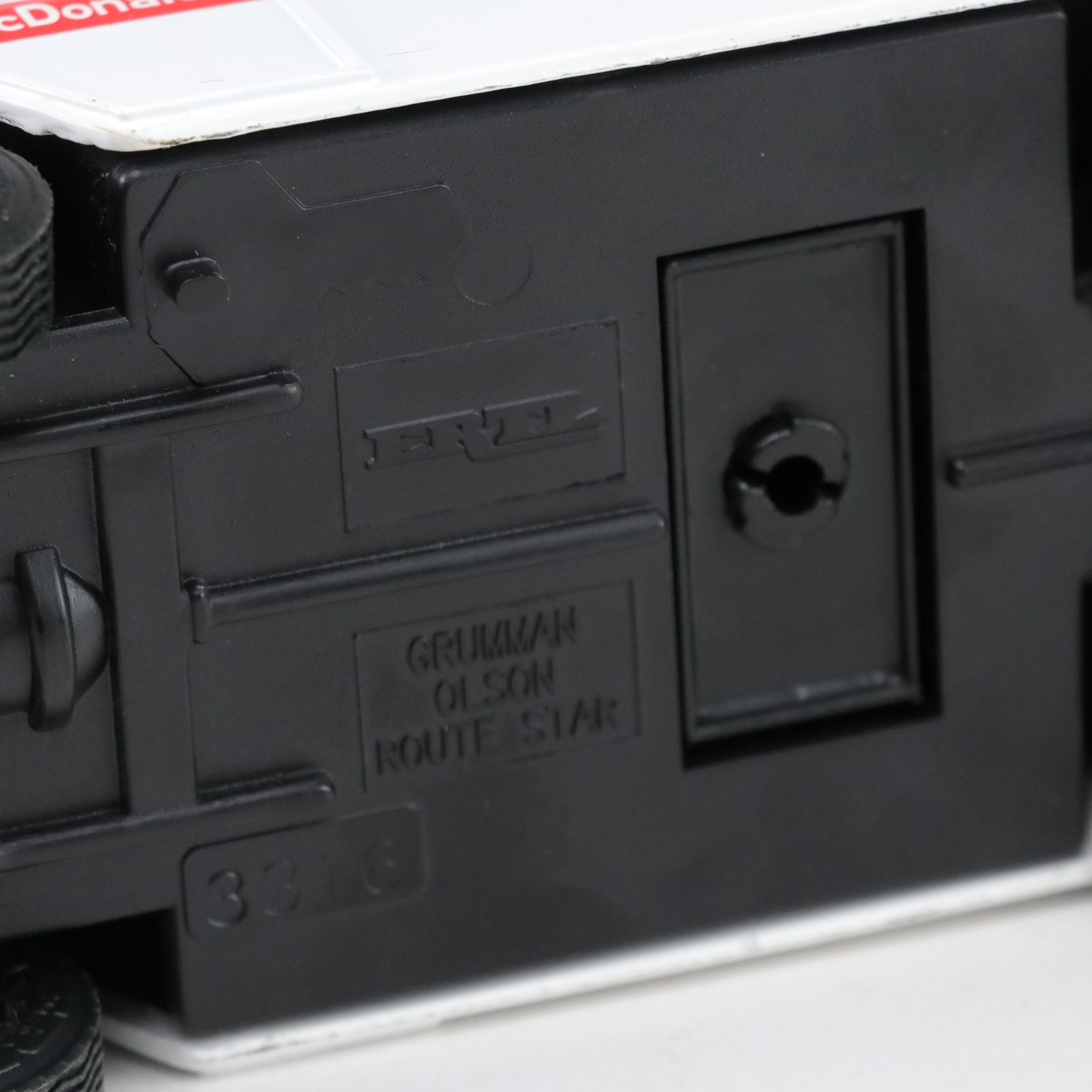 McDonald's Ceramic Illuminated Miniature Restaurant and Ertl Diecast Vehicle