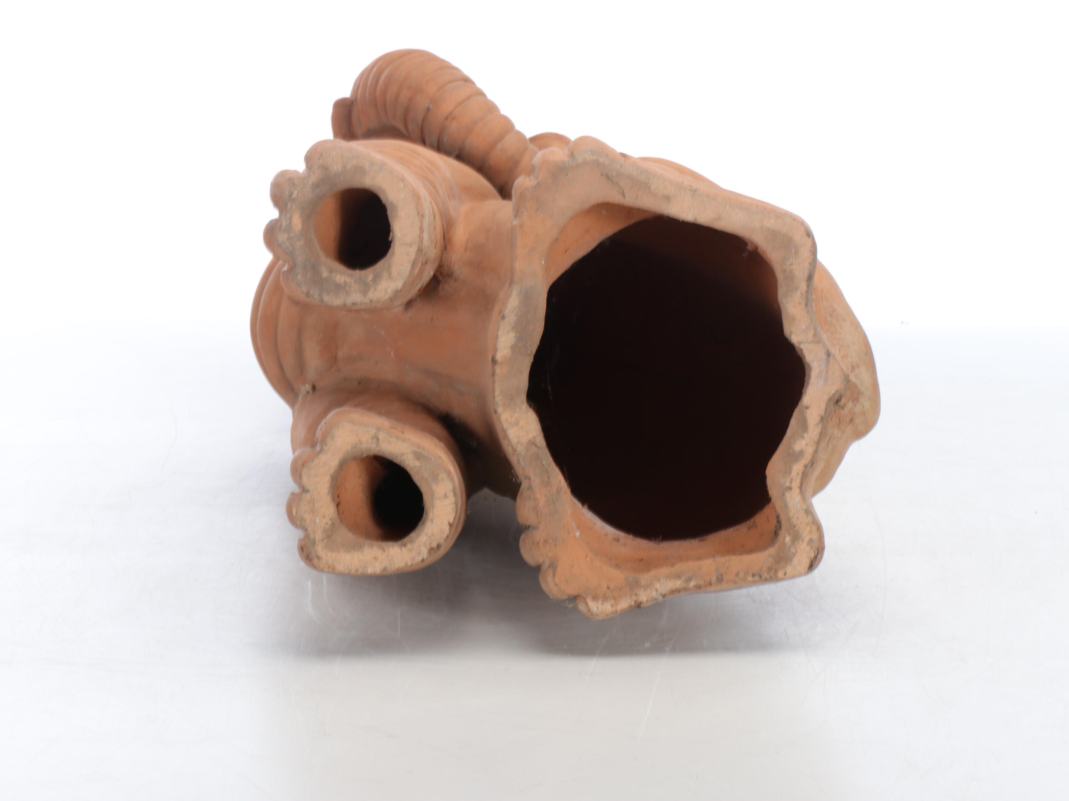 Terracotta Elephant Garden Statue