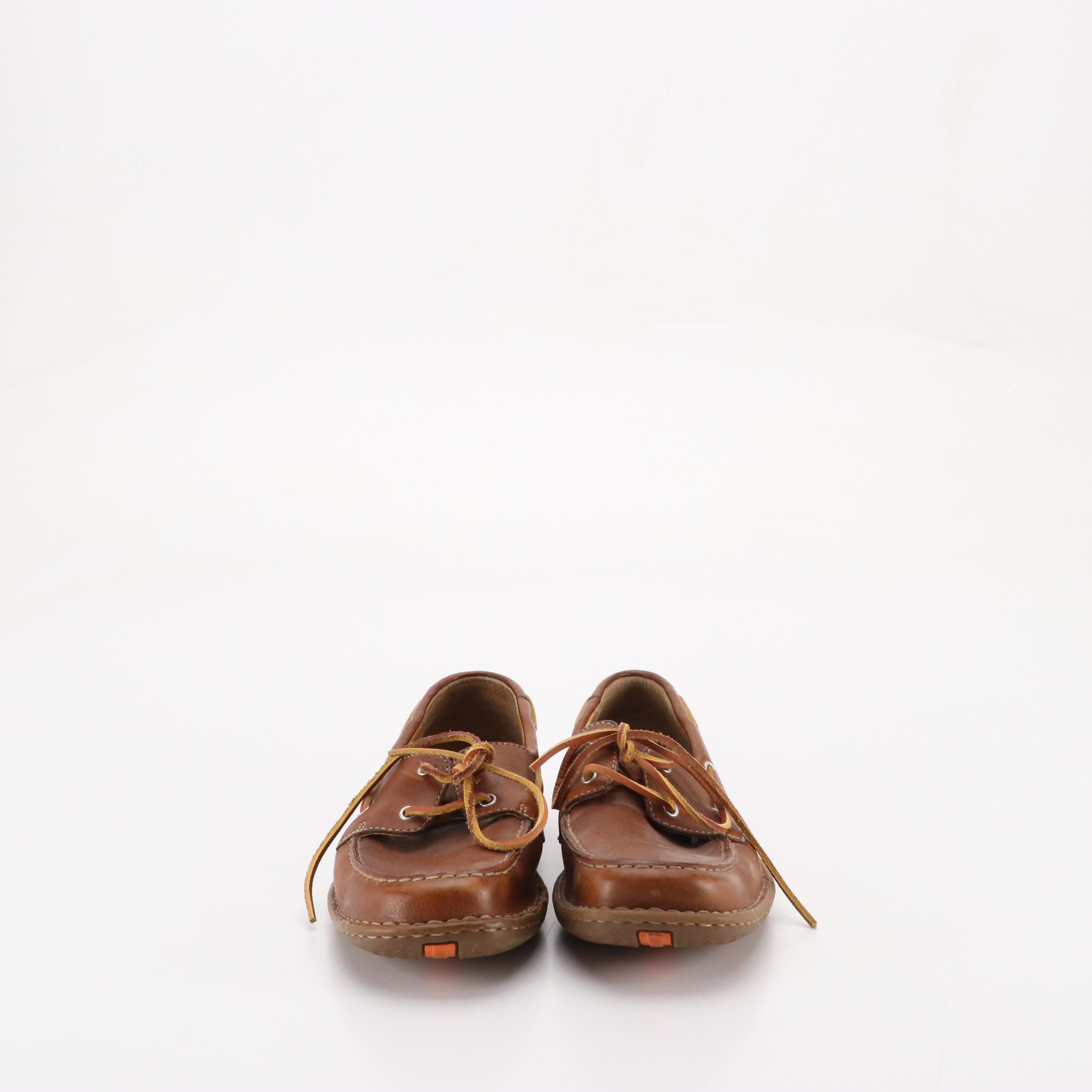 Men's Sebago Docksides and Børn Boat Shoes with Timberland Derby Shoes