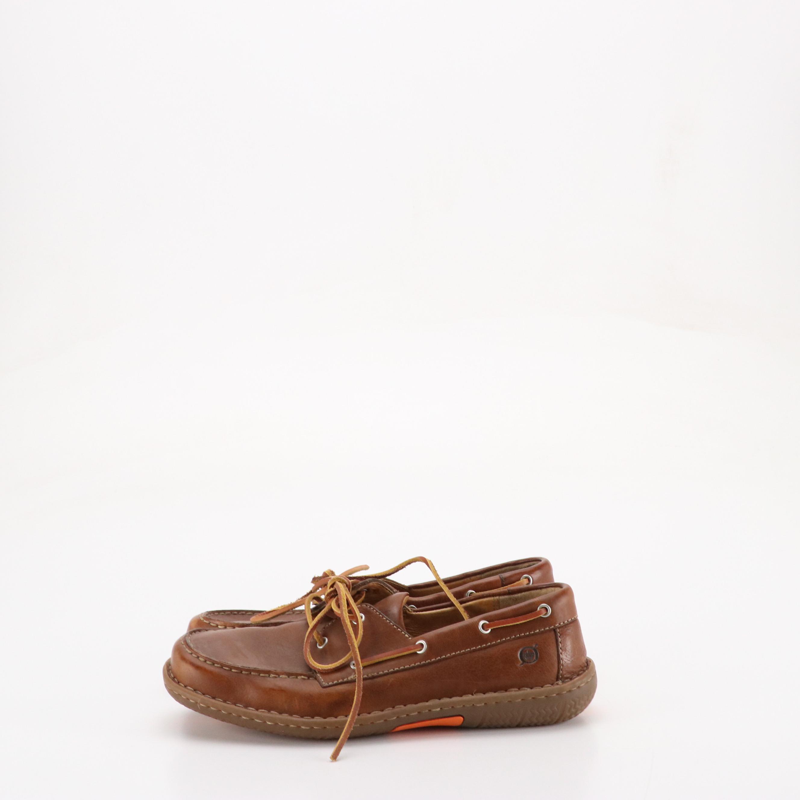 Men's Sebago Docksides and Børn Boat Shoes with Timberland Derby Shoes
