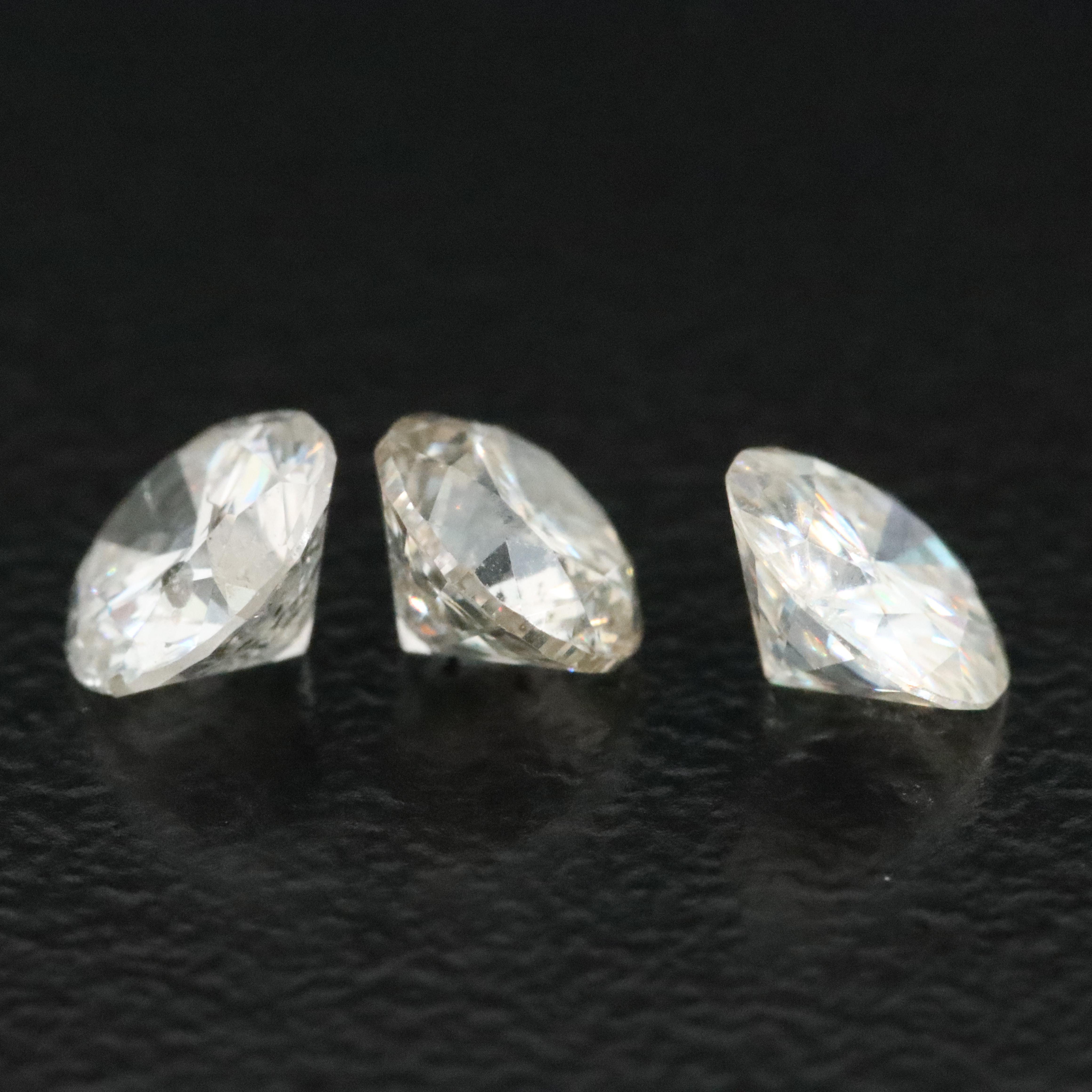 Loose 4.76 CTW Diamond and Moissanite Lot