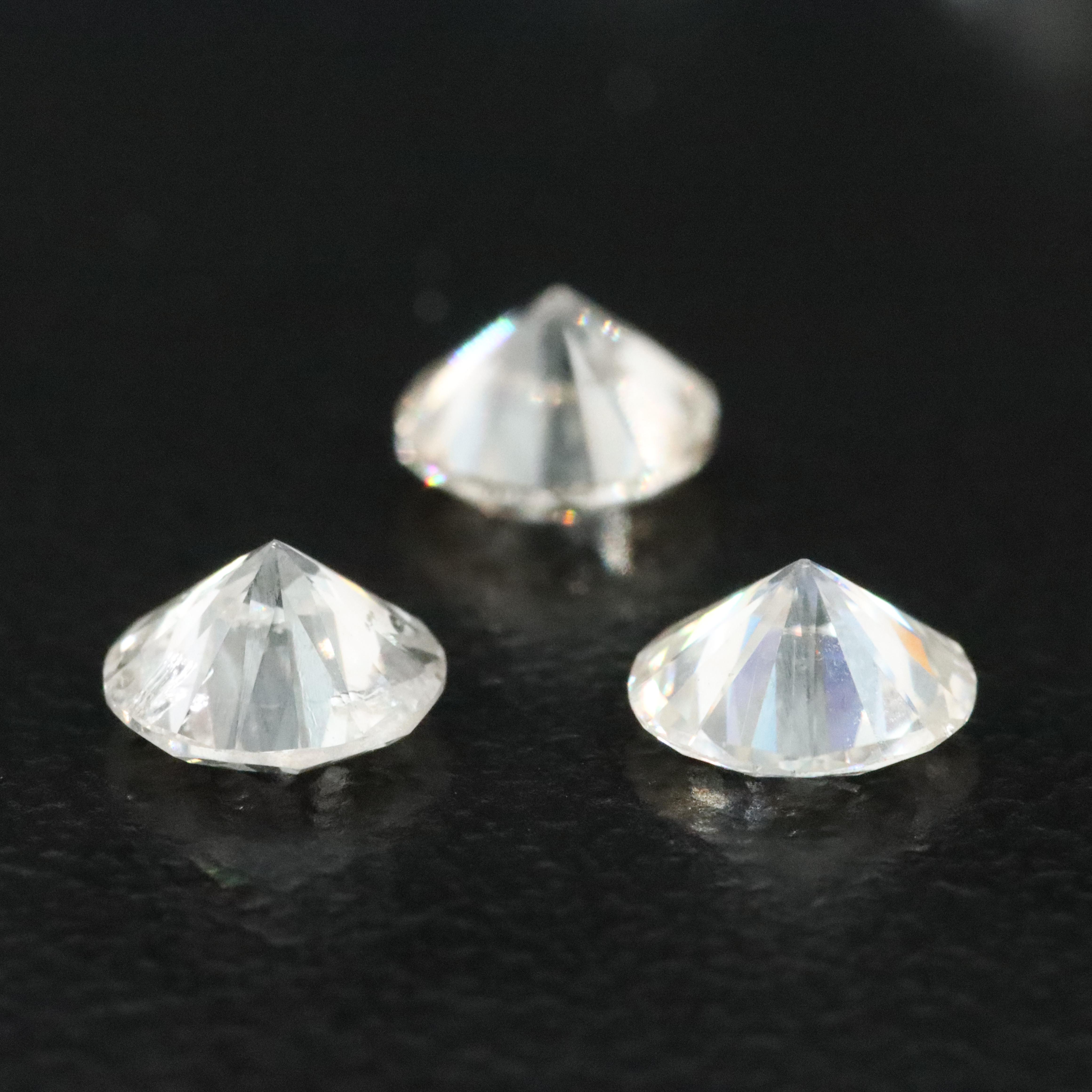 Loose 4.76 CTW Diamond and Moissanite Lot