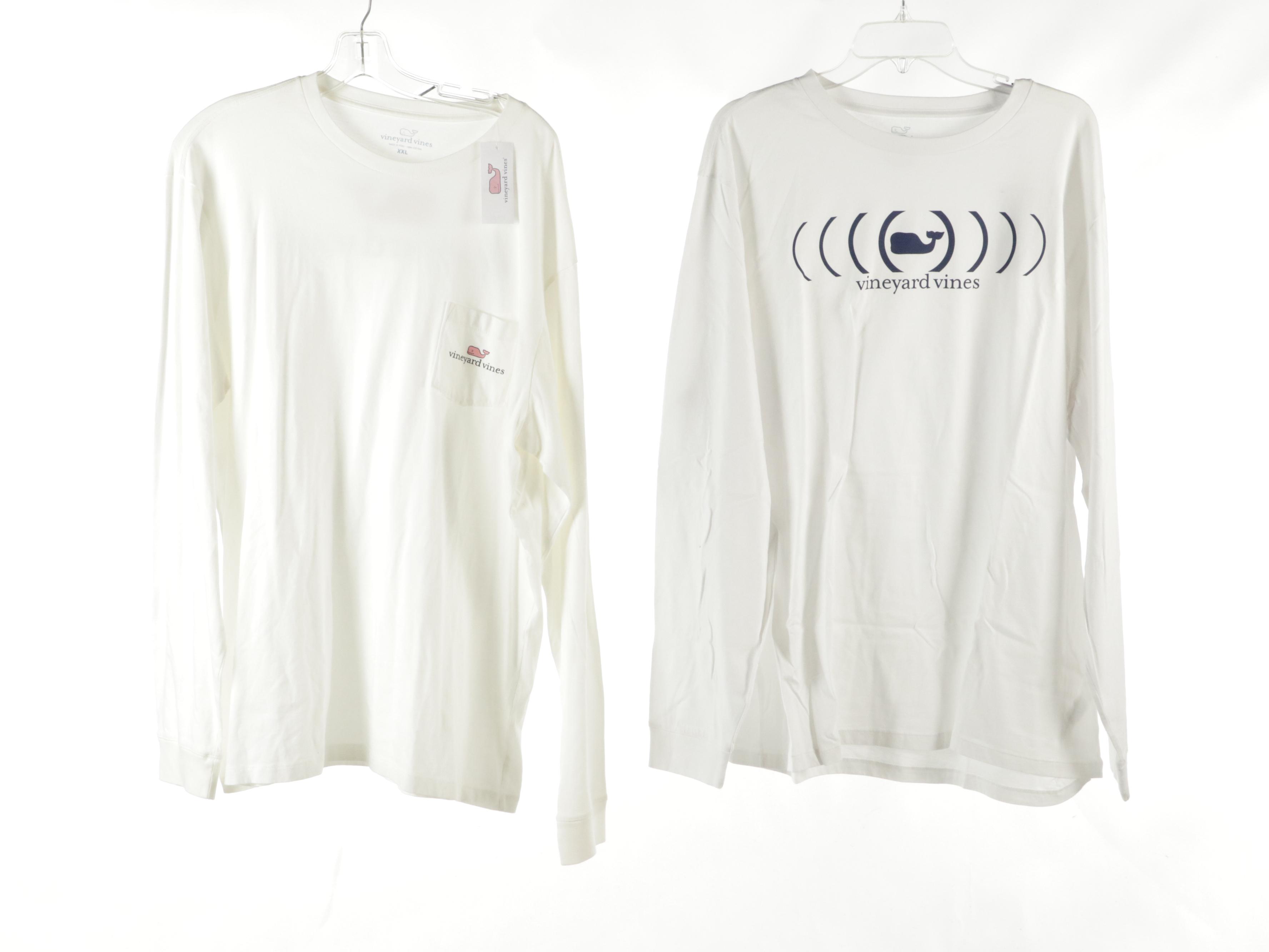 Men's Long Sleeve Cotton Shirts Featuring Vineyard Vines and Polo Ralph Lauren