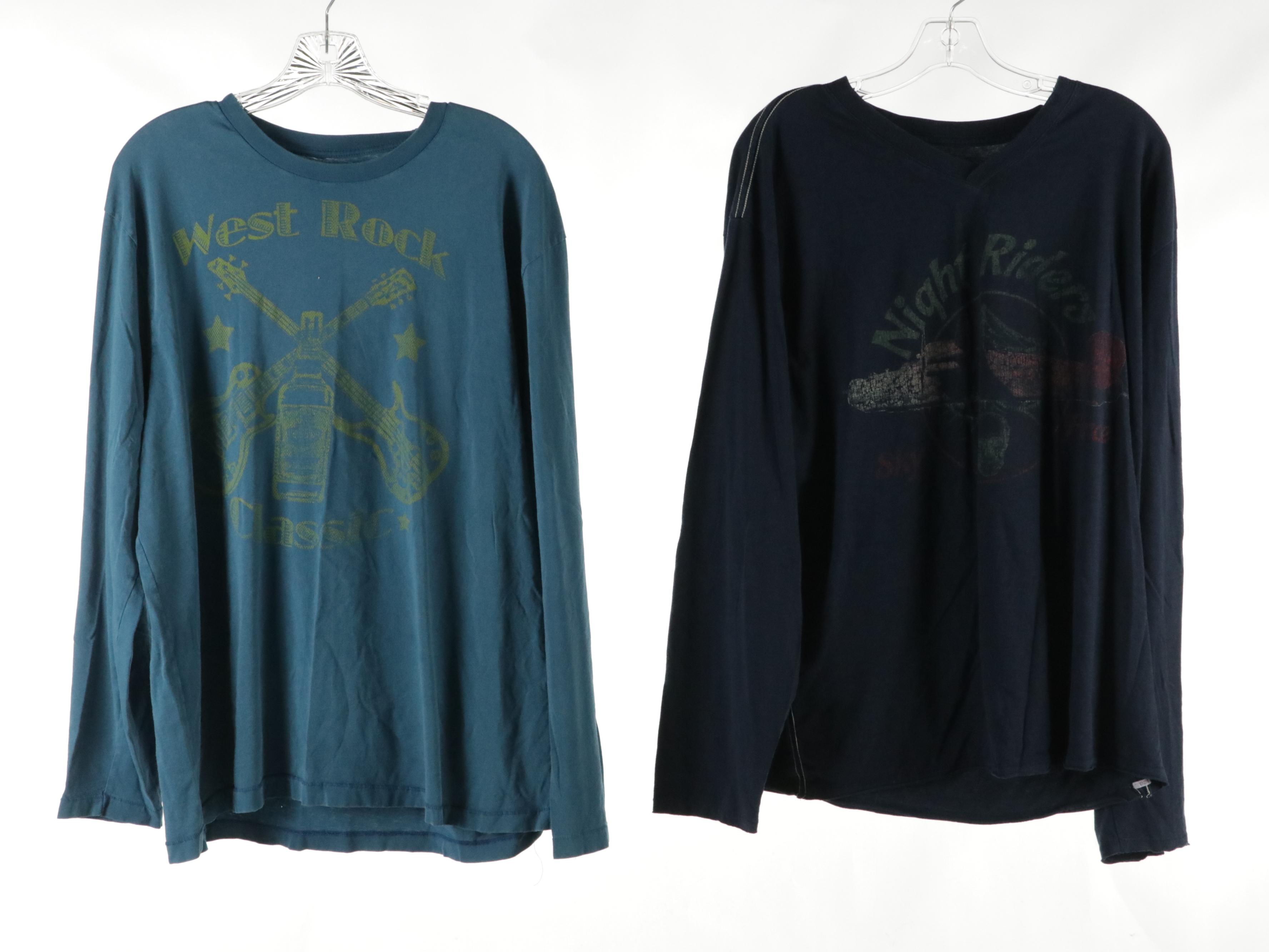 Men's Long Sleeve Cotton Shirts Featuring Vineyard Vines and Polo Ralph Lauren