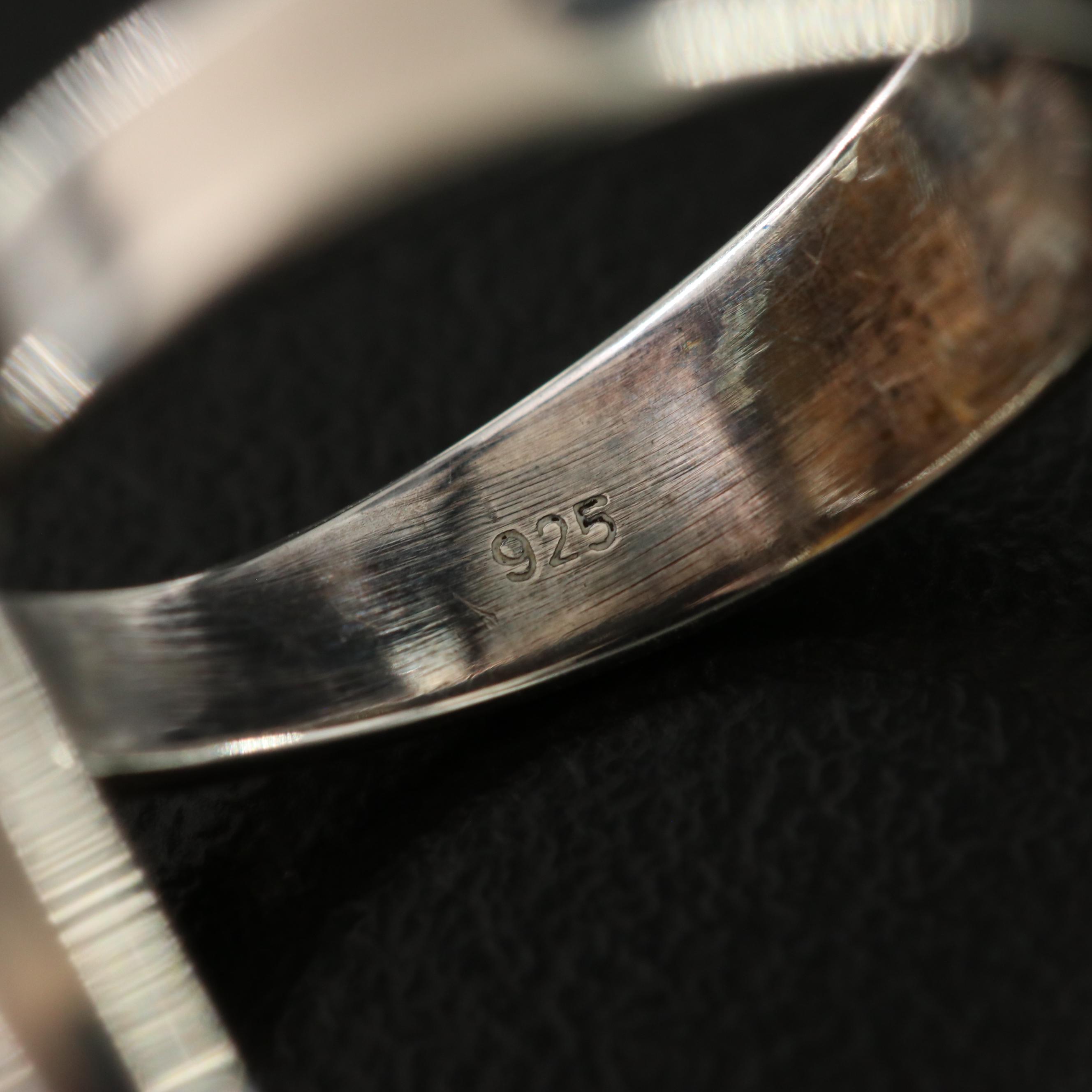 Sterling Tiger's Eye Ring