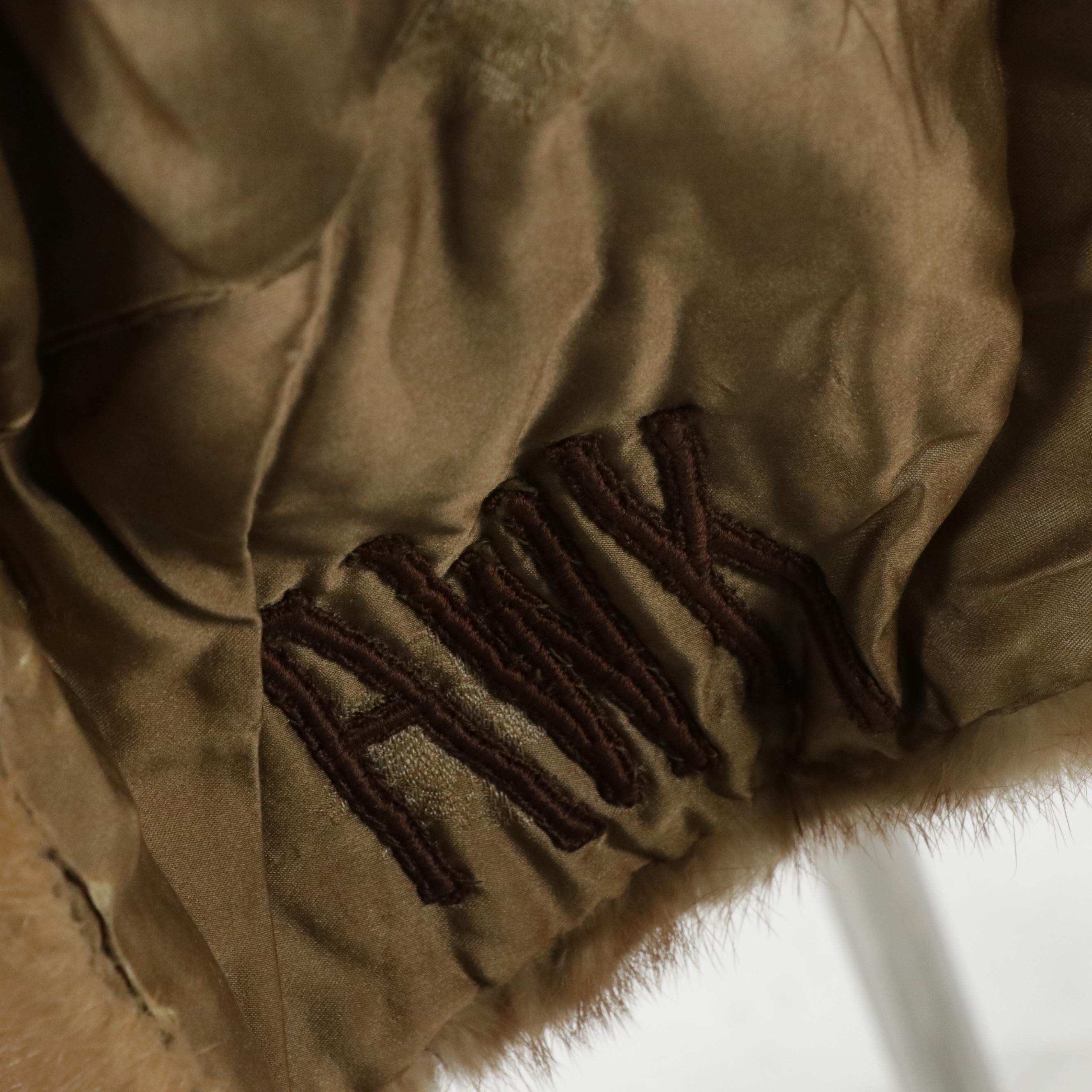 Pastel Mink Fur Stole, Mid-20th Century