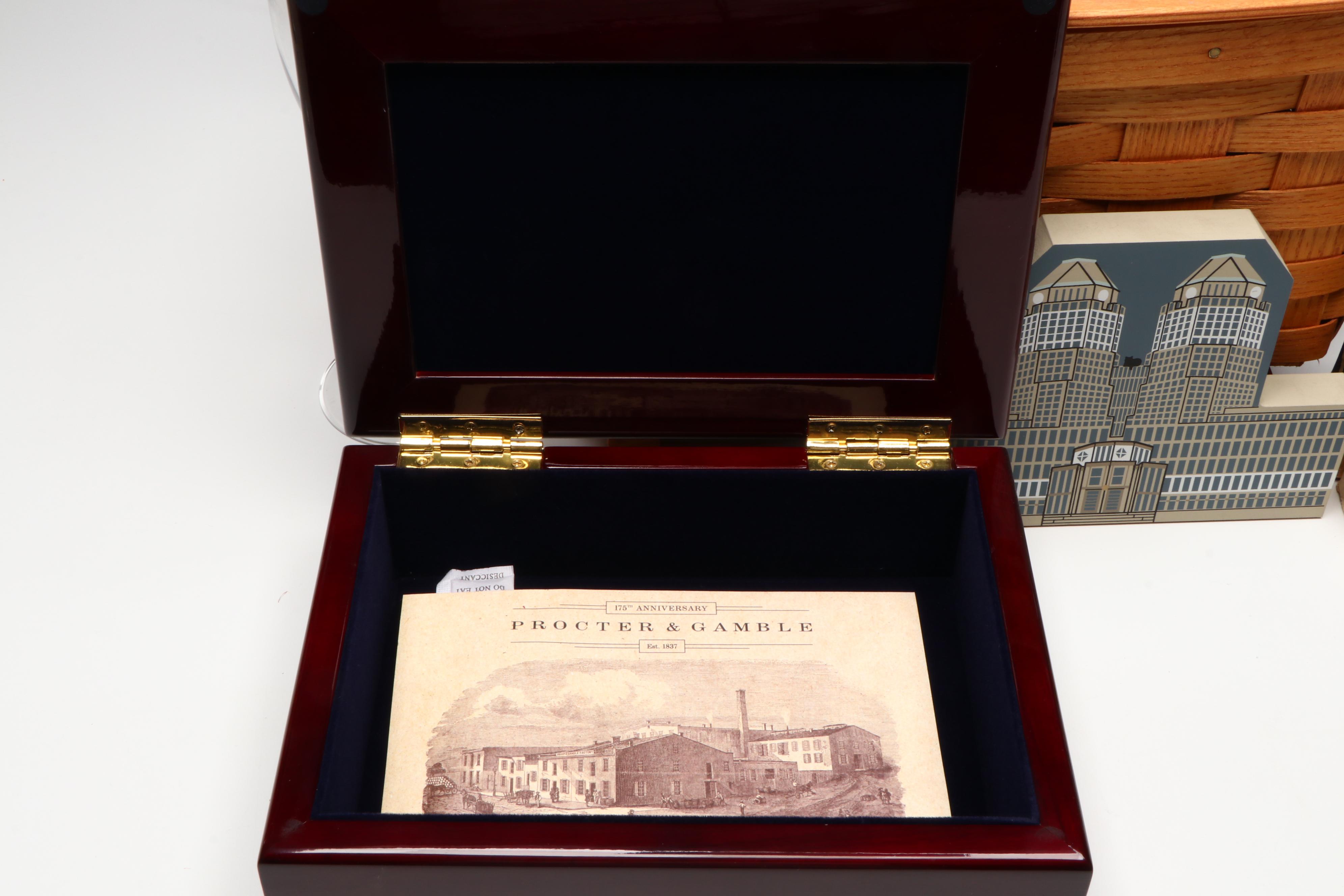 Procter & Gamble Commemorative Gifts, Basket and Soaps