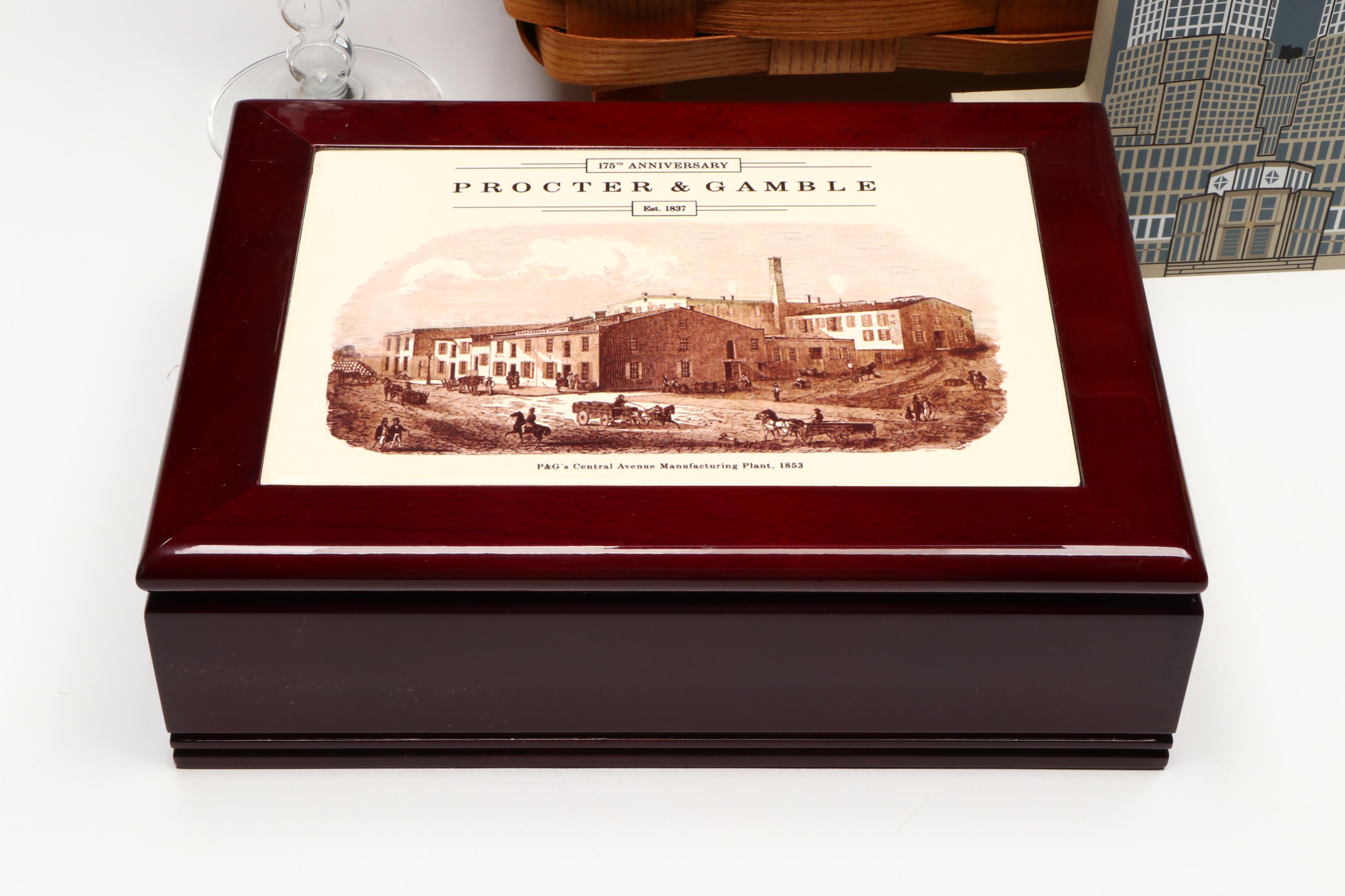 Procter & Gamble Commemorative Gifts, Basket and Soaps