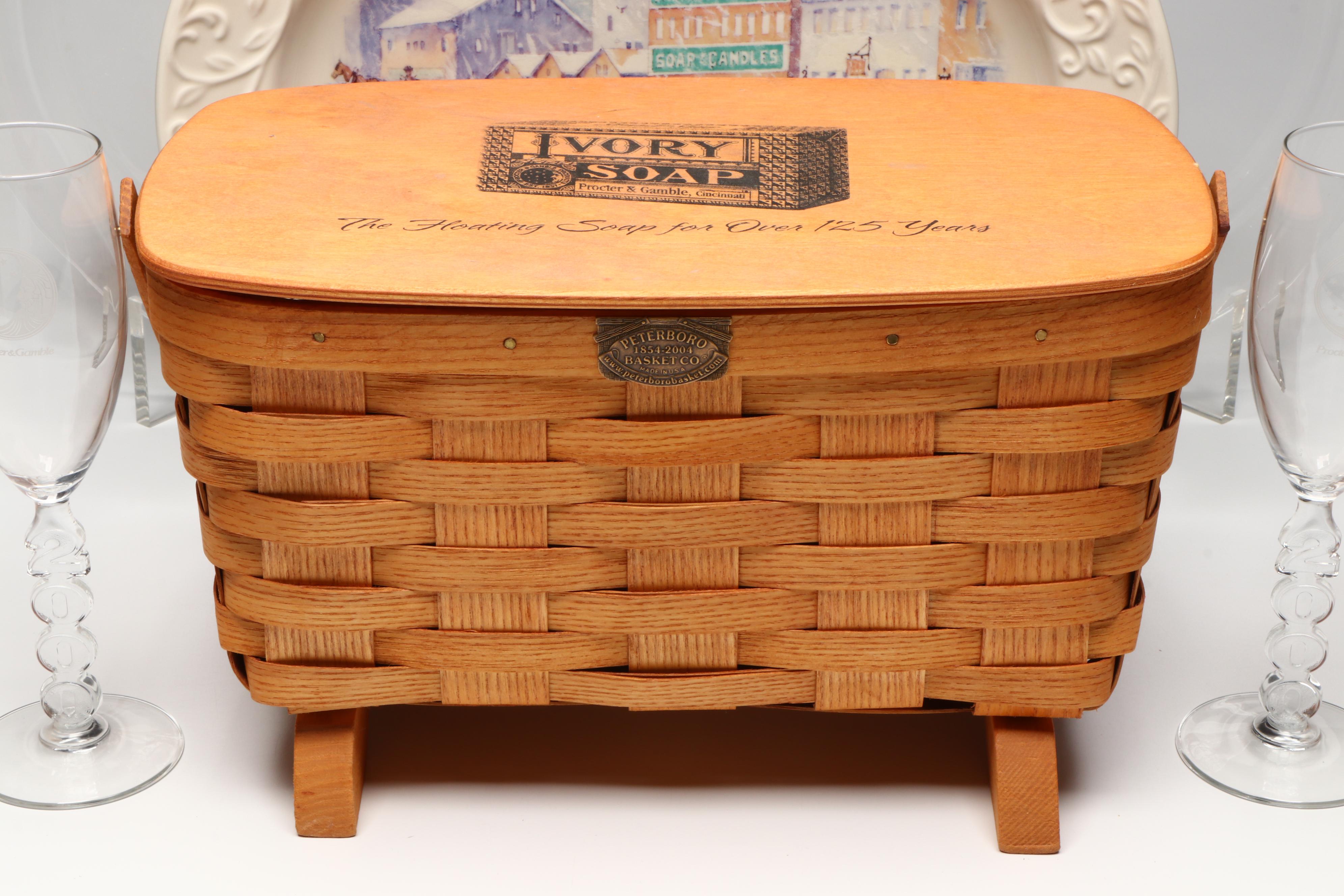 Procter & Gamble Commemorative Gifts, Basket and Soaps