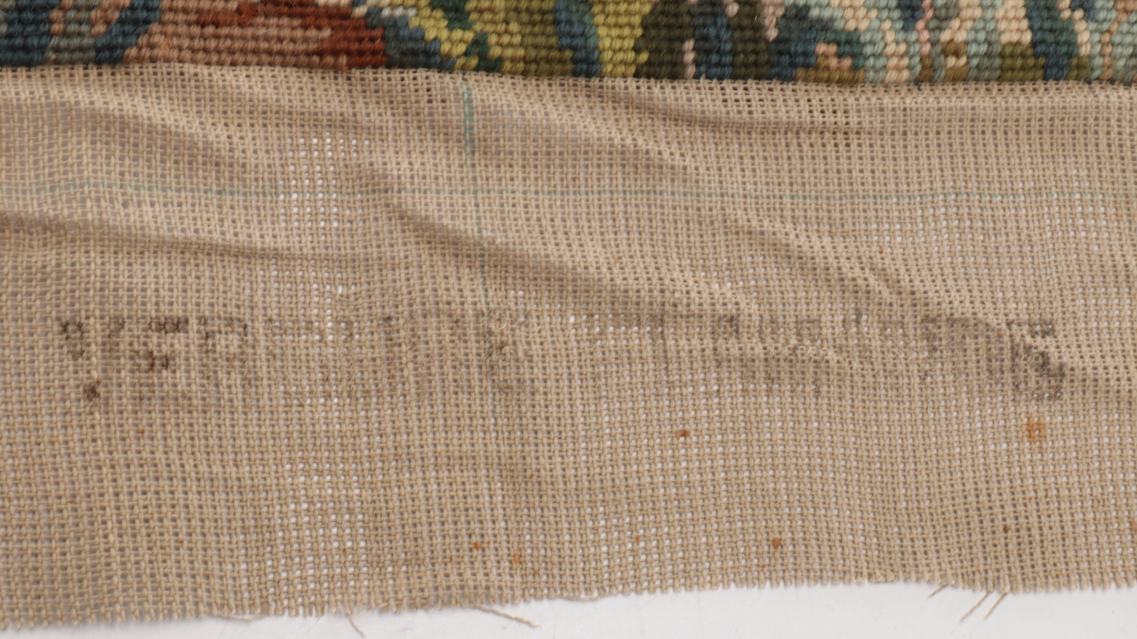 Needlepoint French Verdure Landscape Panel, 20th Century