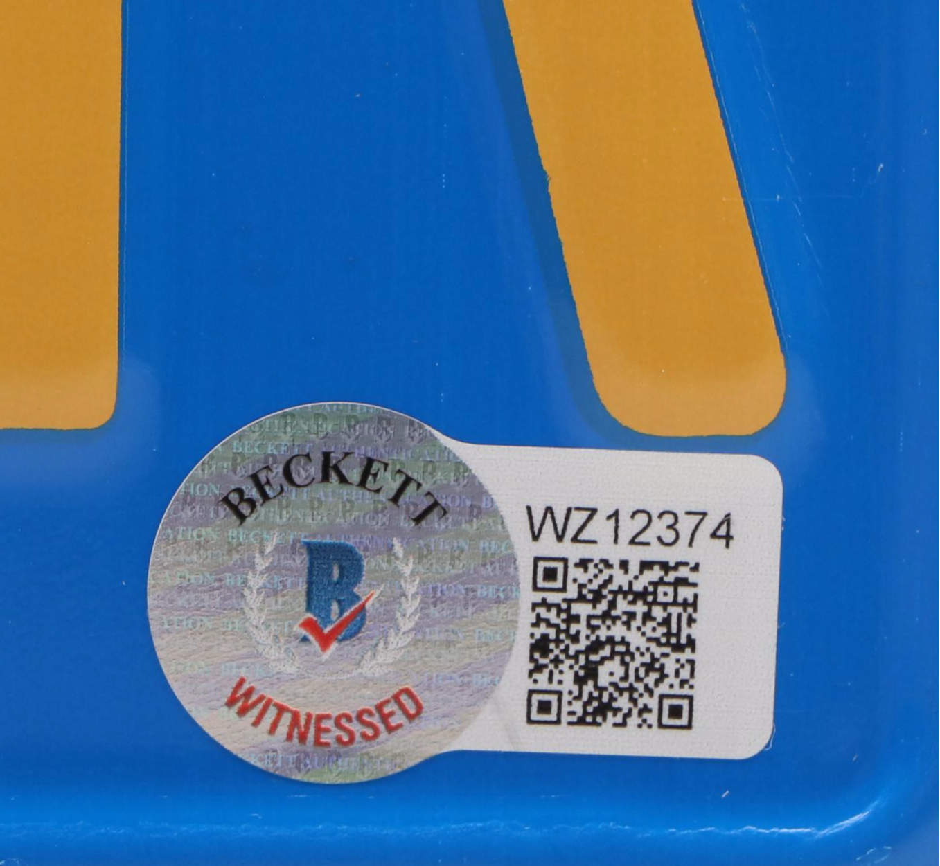 Cheech & Chong Signed California Vanity License Plate, Beckett