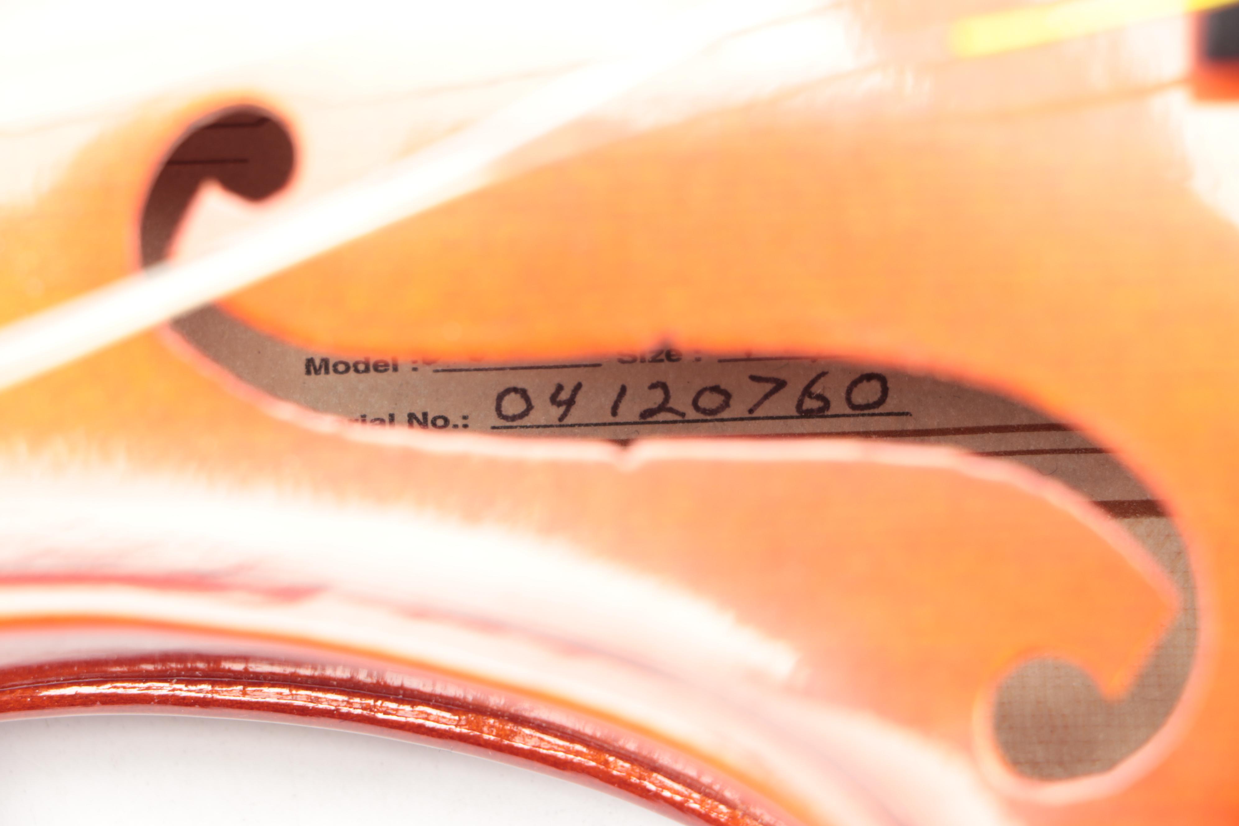 Strunal 4/4 Violin with Canvas Travel Case and Bow