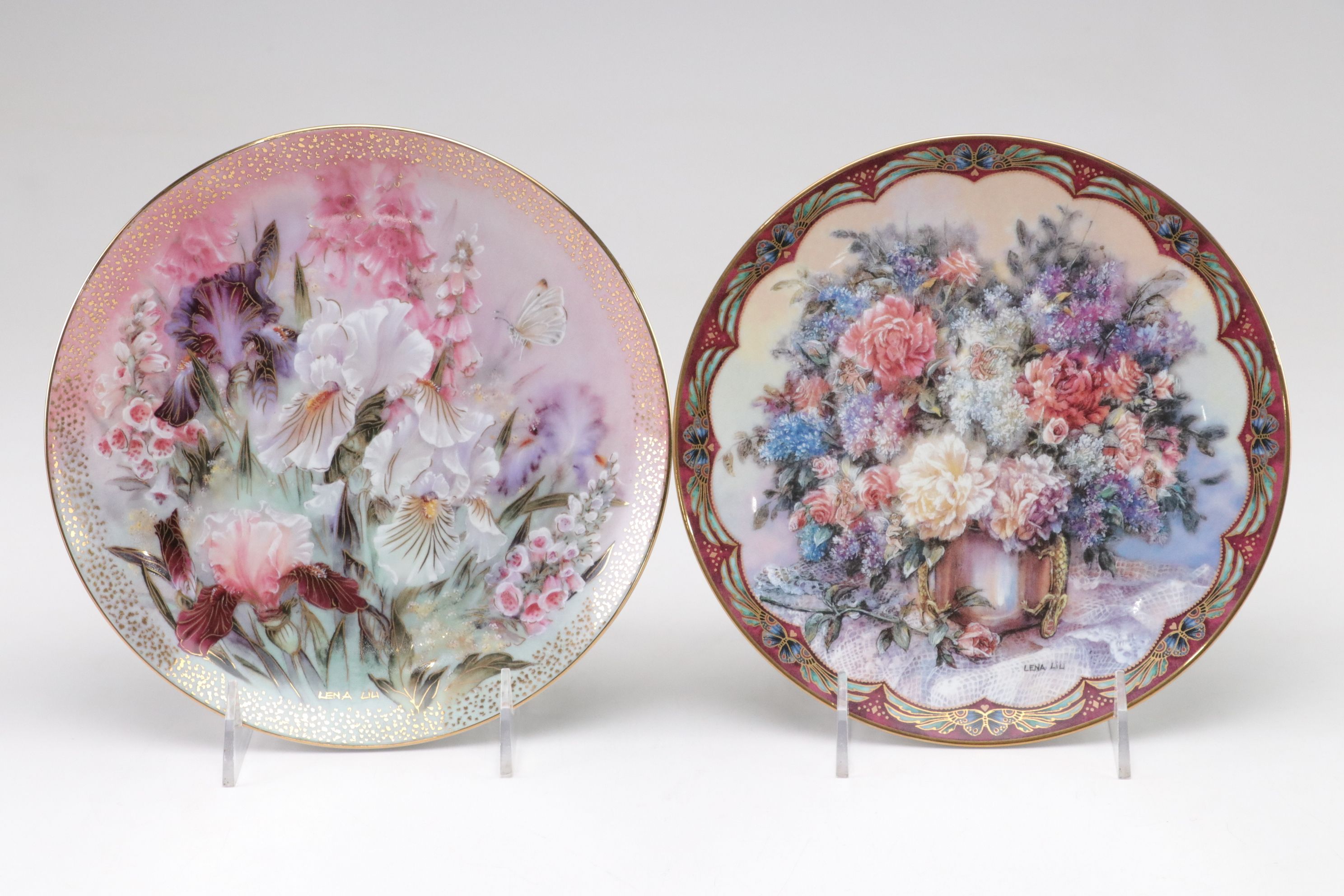 W.L. George "Iris Quartet" and Other Lena Liu Wall Plates