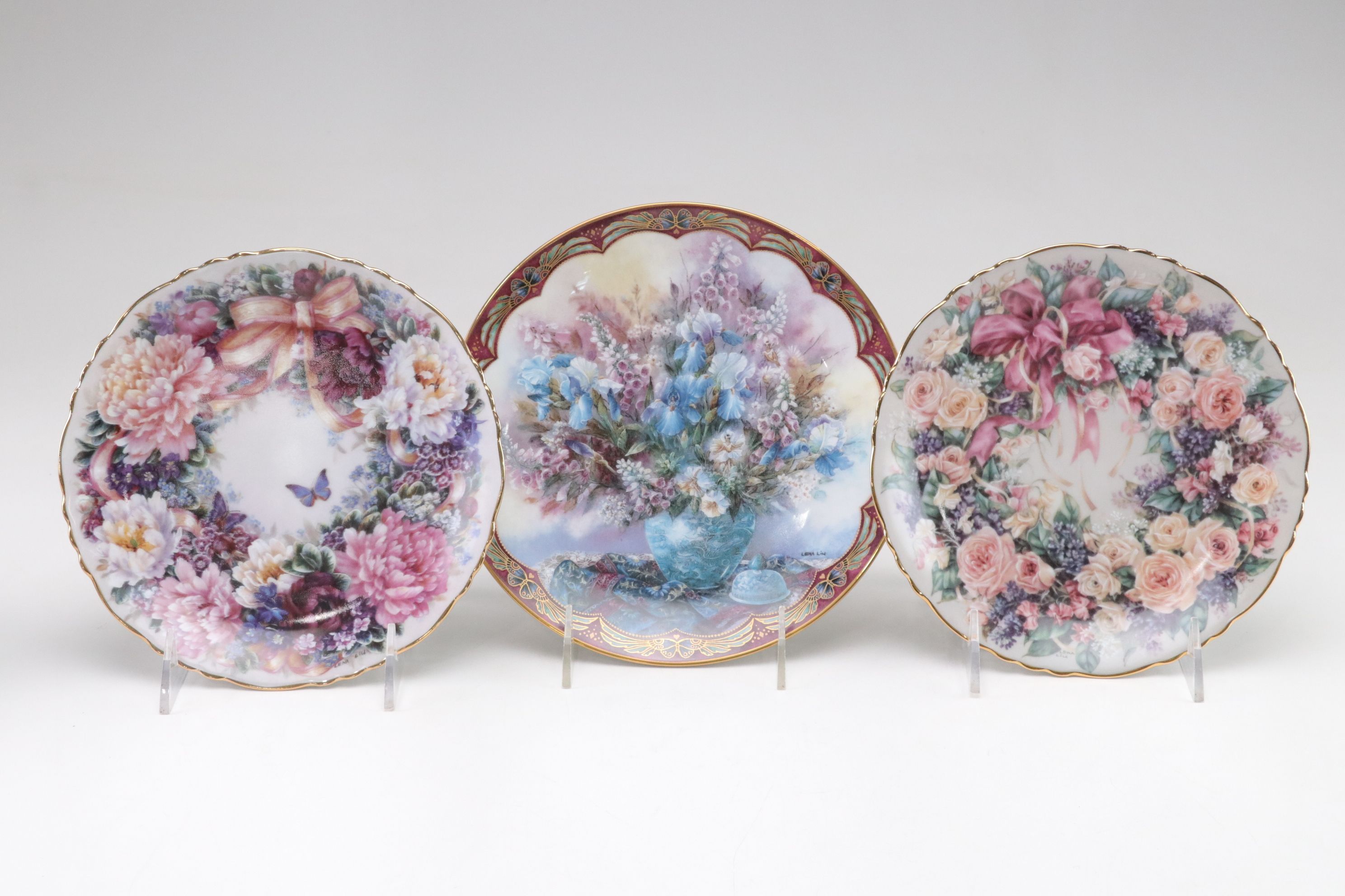 W.L. George "Iris Quartet" and Other Lena Liu Wall Plates