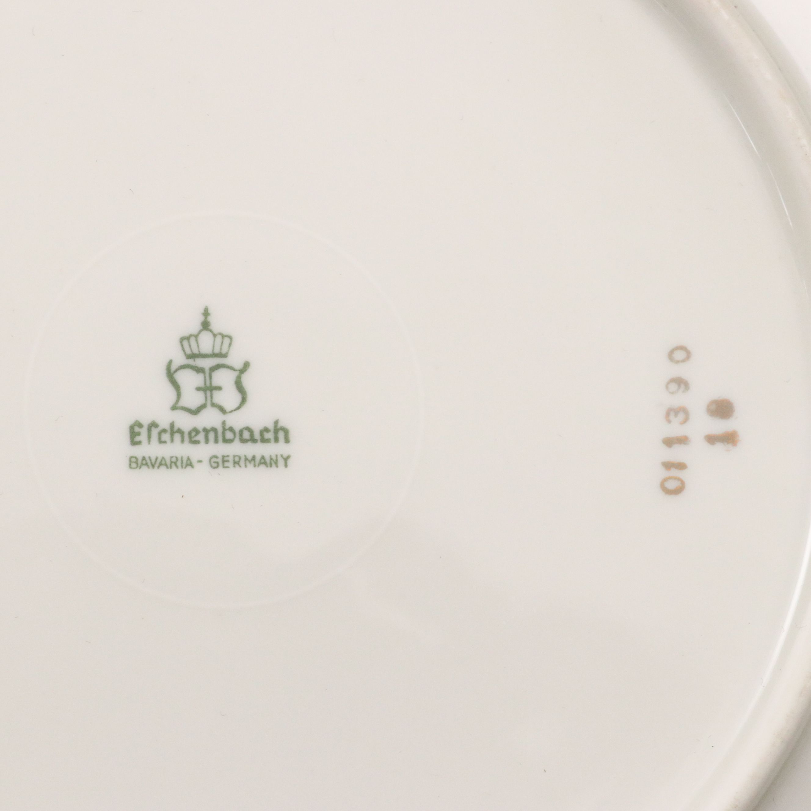 Vintage Iridescent Enesco Cup and Saucer with Eschenbach Dinnerware