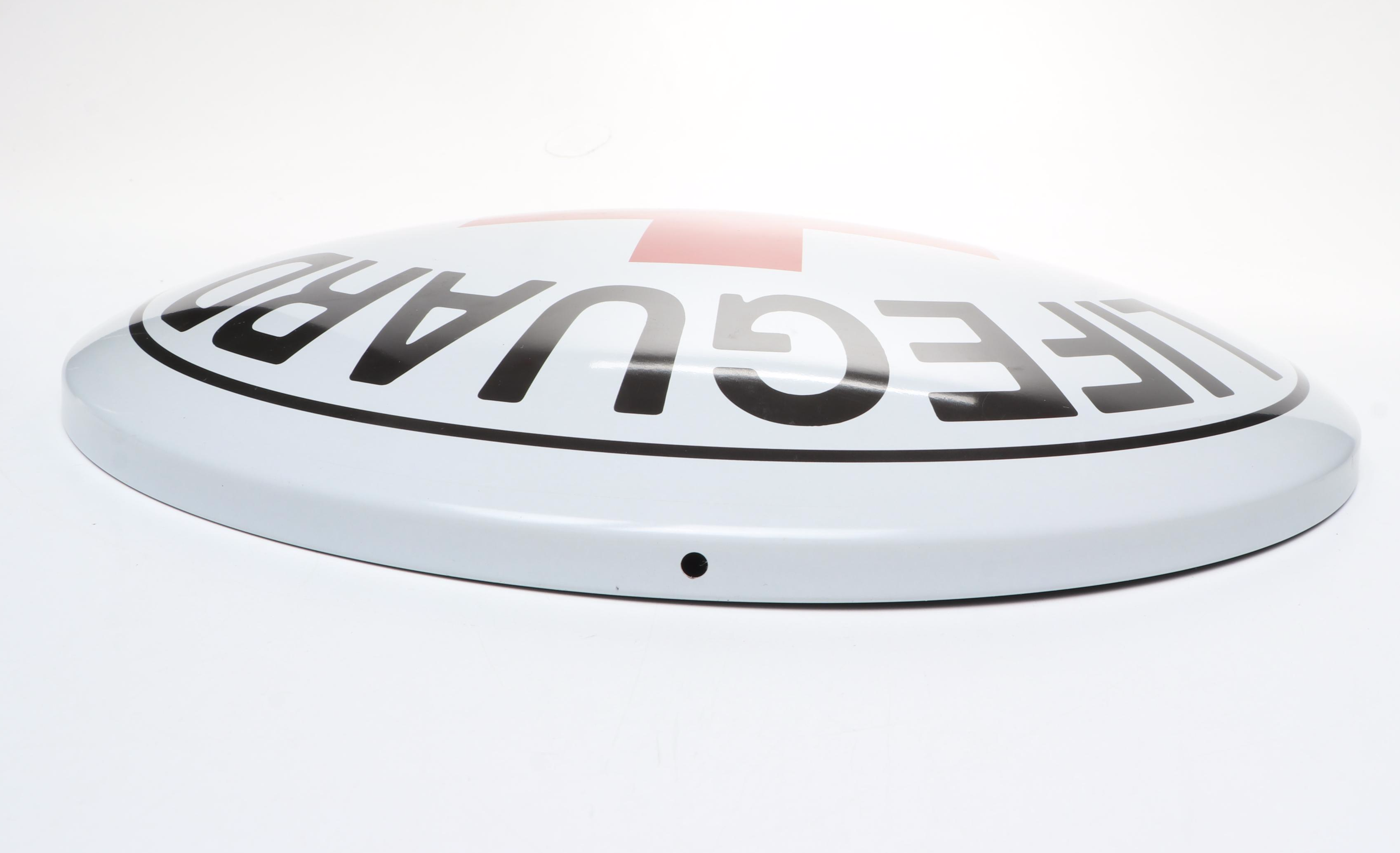 Dome-Shaped Metal Signs