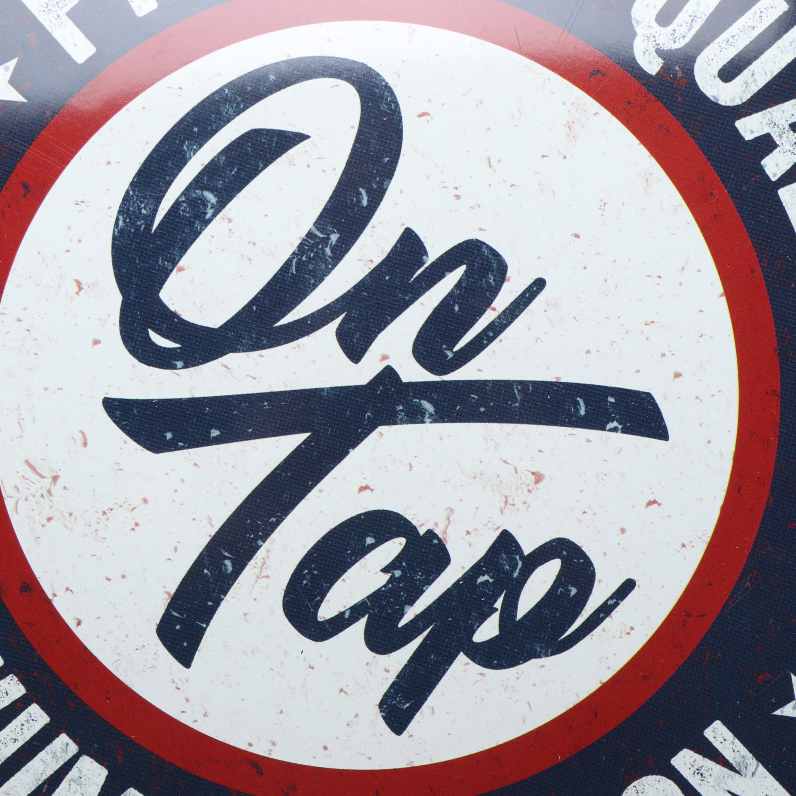 Dome-Shaped Metal Signs