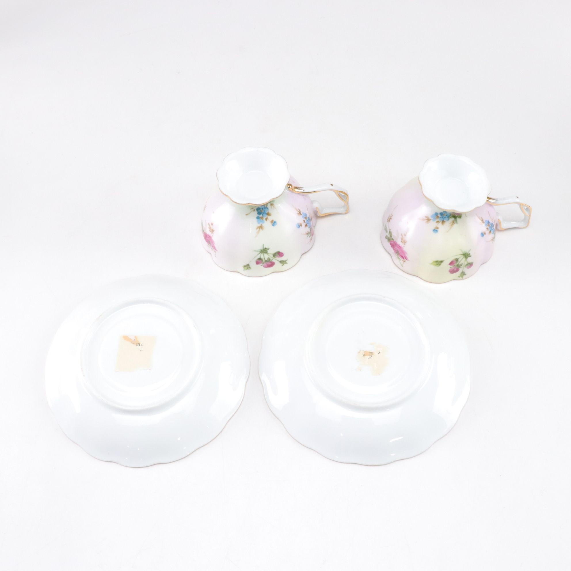 Lefton "Heritage Green" Coffee Pot with Cups, Saucers & More