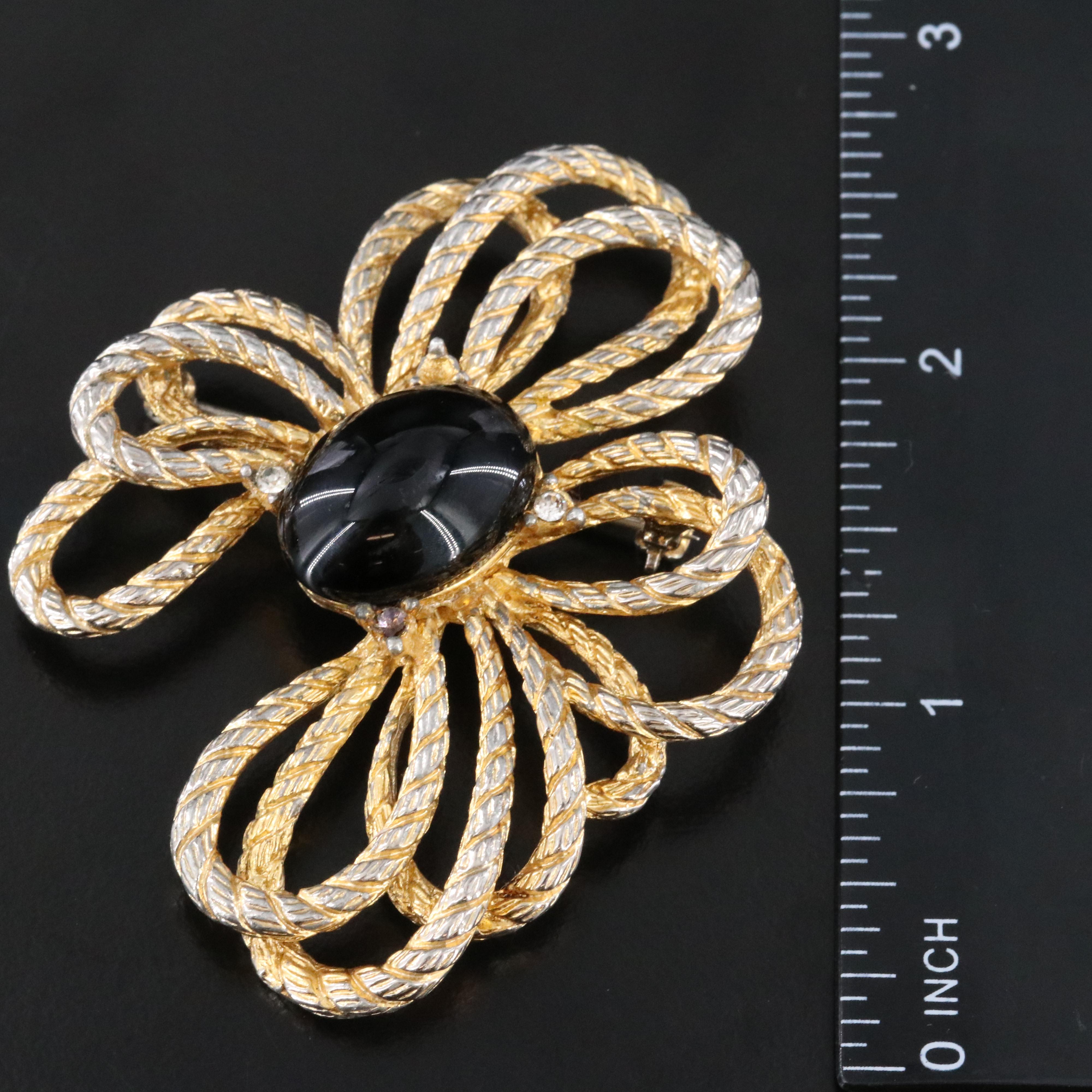 Ciner, Kenneth Lane and Donald Stannard Featured in Vintage Brooch and Earrings