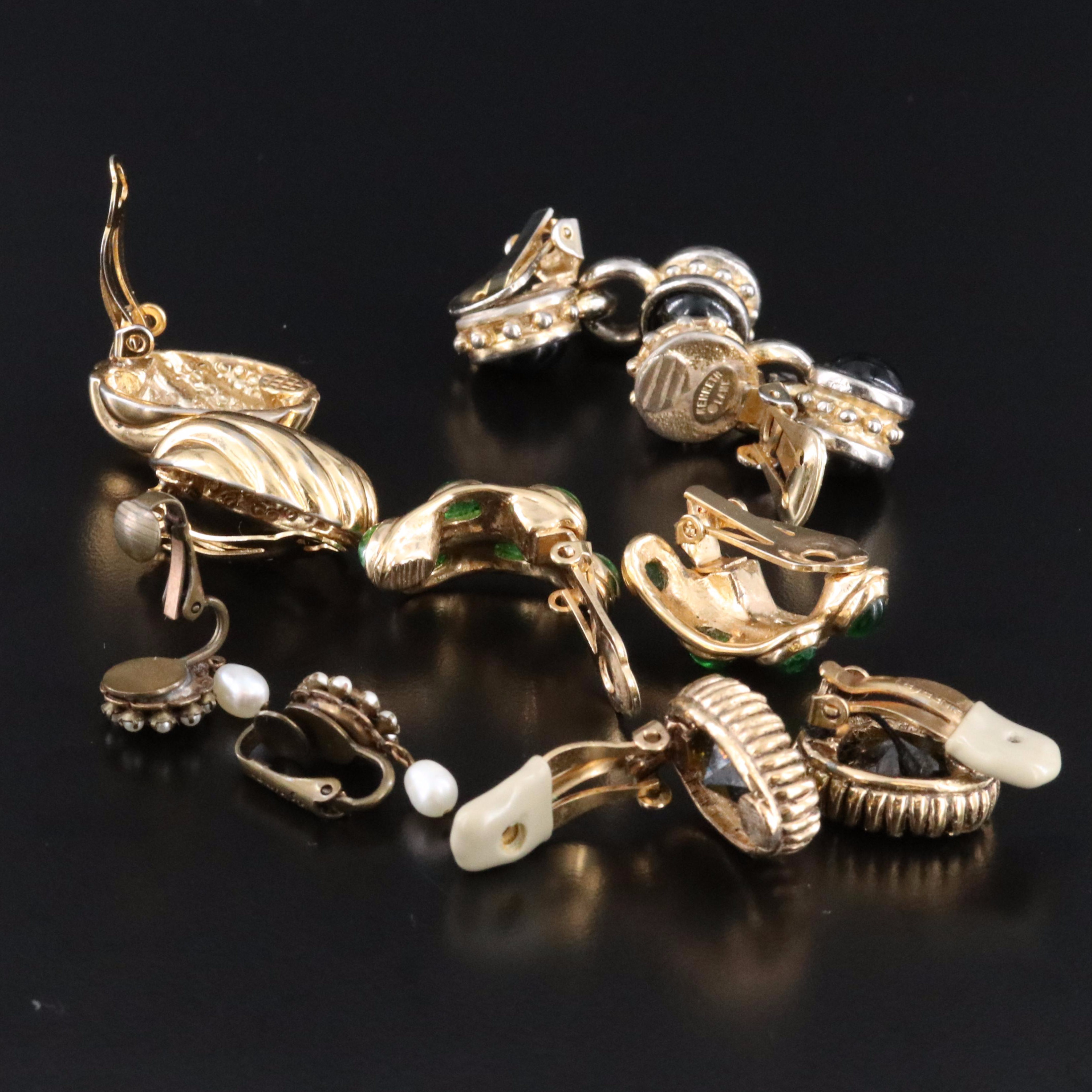 Ciner, Kenneth Lane and Donald Stannard Featured in Vintage Brooch and Earrings