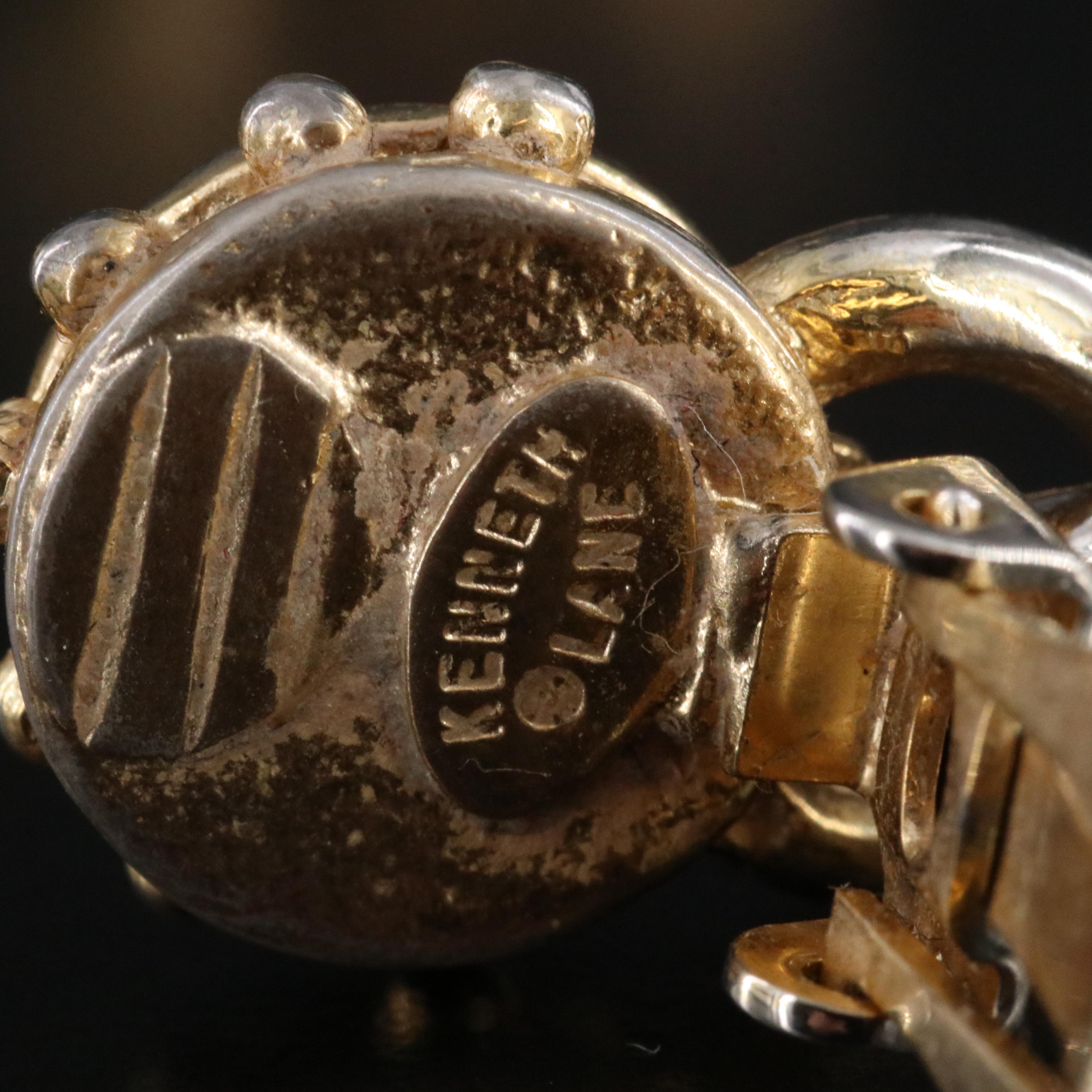 Ciner, Kenneth Lane and Donald Stannard Featured in Vintage Brooch and Earrings