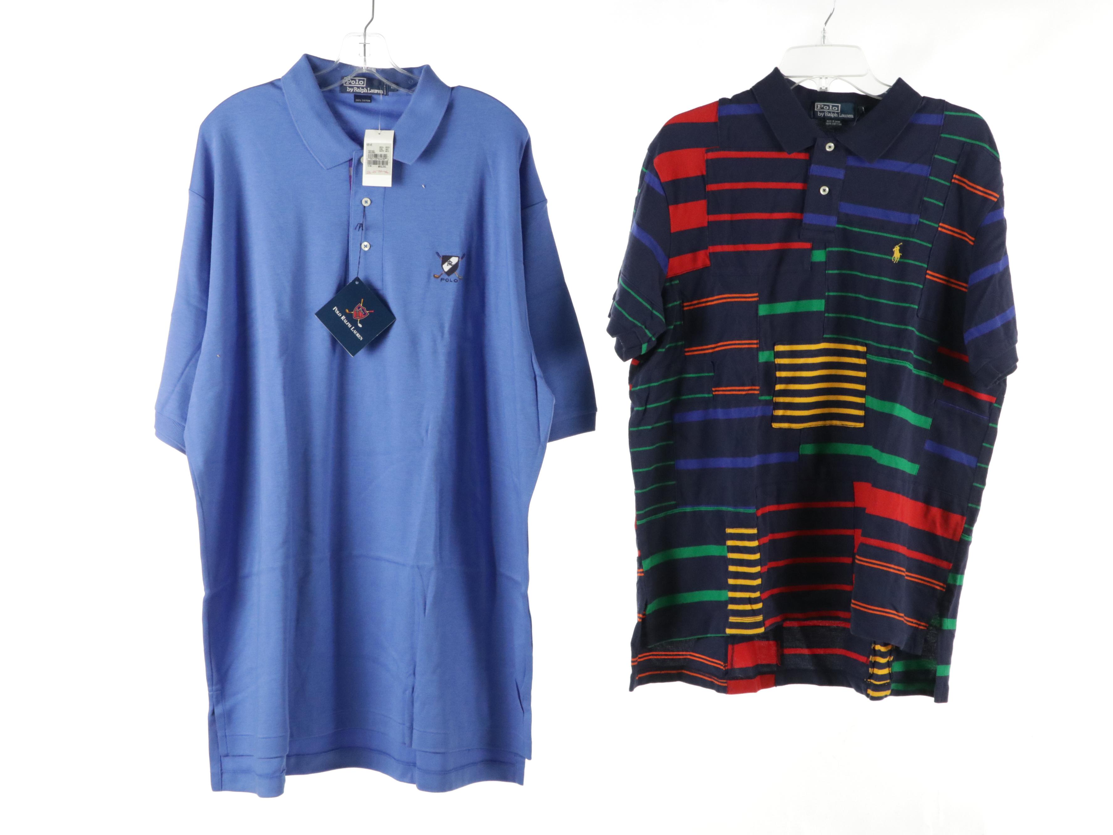 Men's Wool Brooks Brothers, Polo Ralph Lauren, Lacoste and Other Polo Shirts