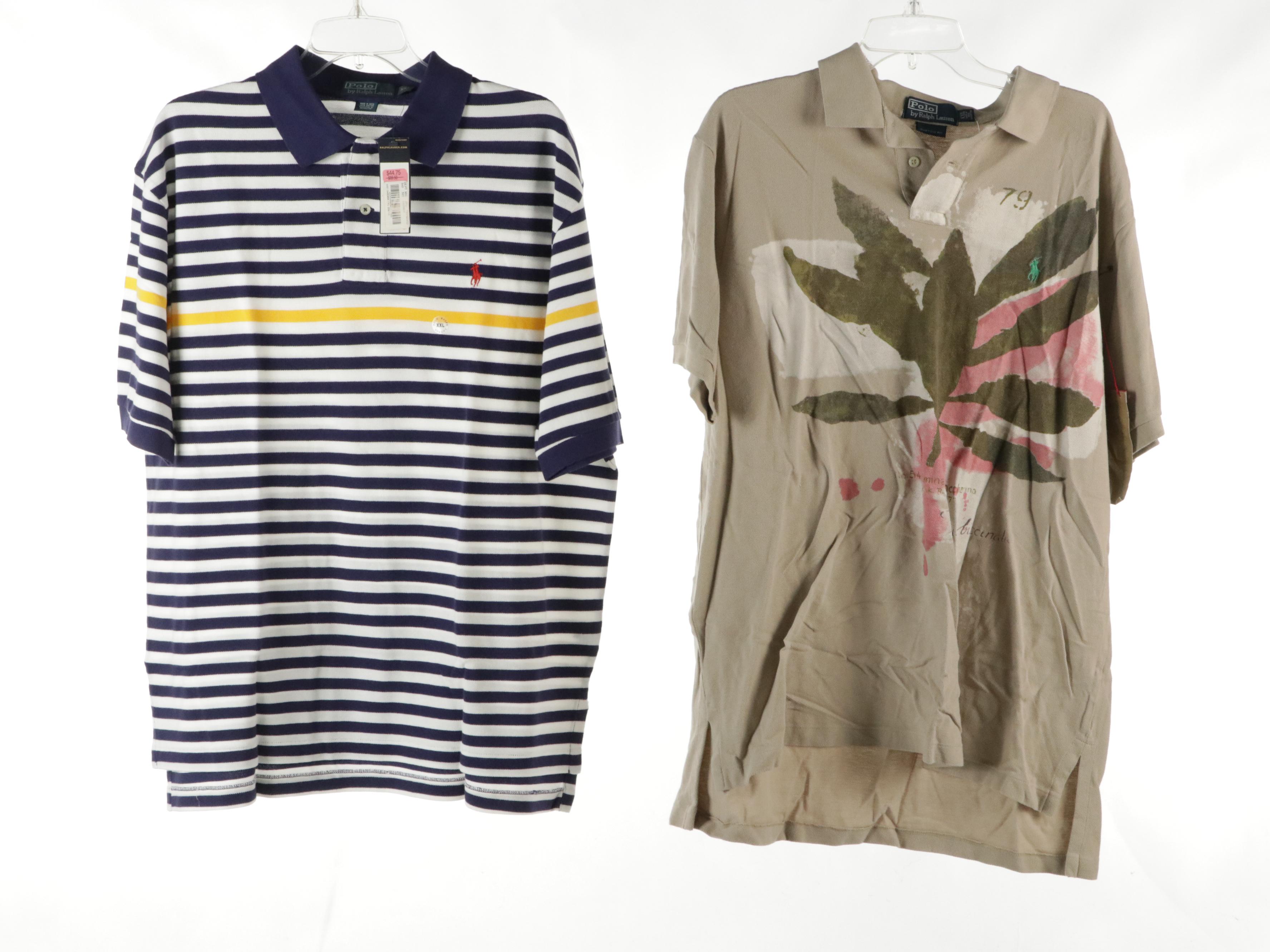 Men's Wool Brooks Brothers, Polo Ralph Lauren, Lacoste and Other Polo Shirts