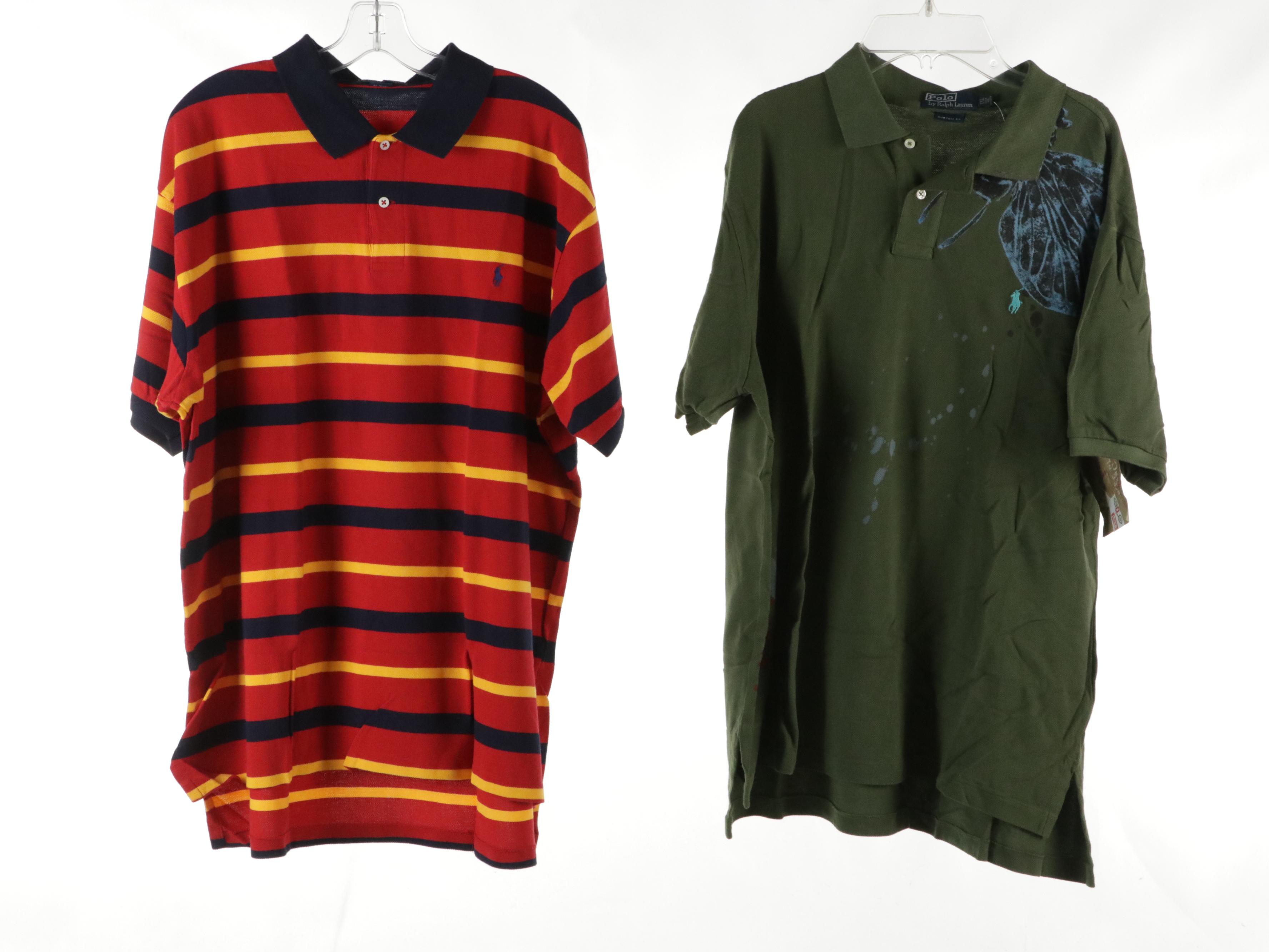Men's Wool Brooks Brothers, Polo Ralph Lauren, Lacoste and Other Polo Shirts