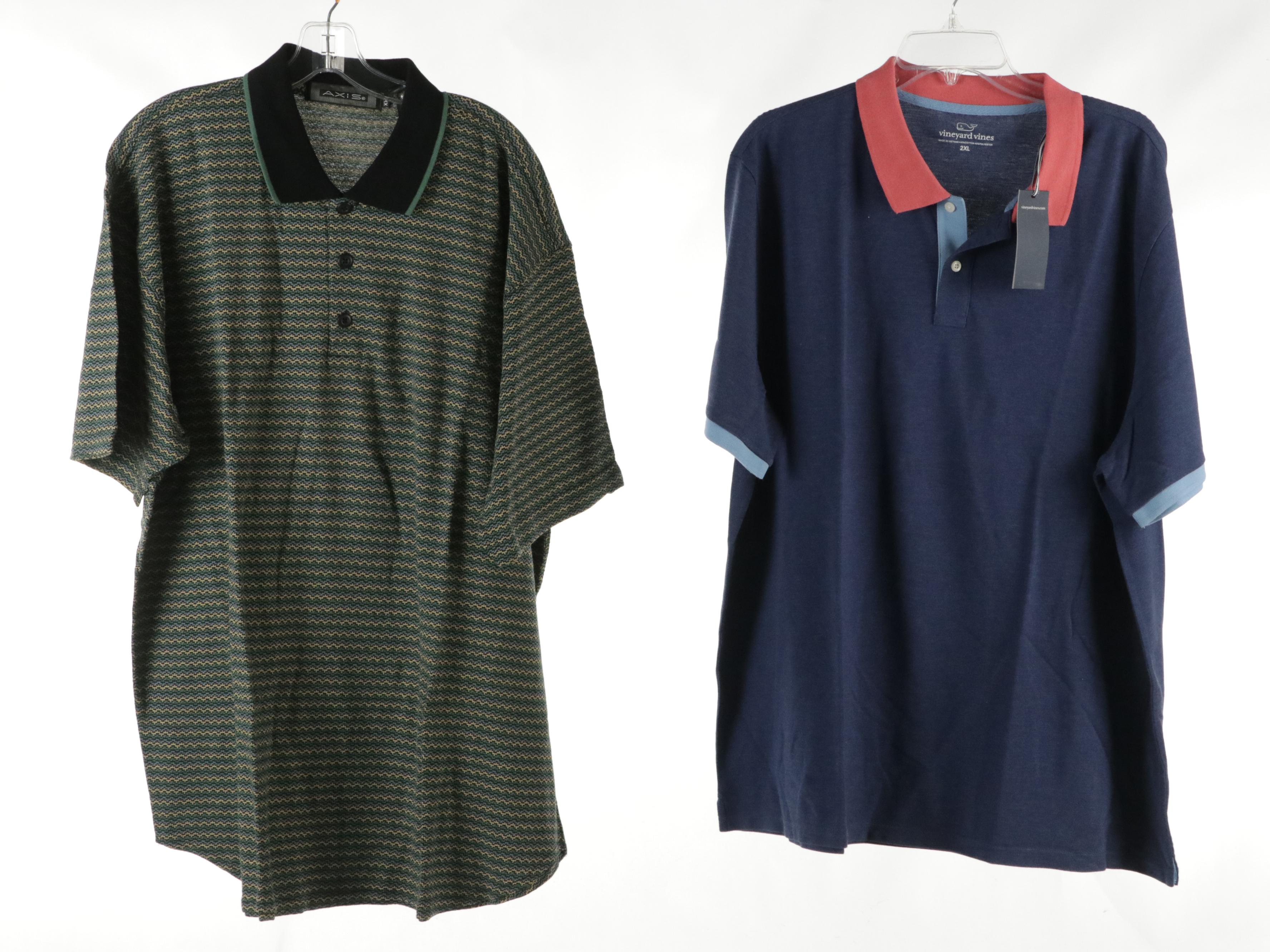 Men's Wool Brooks Brothers, Polo Ralph Lauren, Lacoste and Other Polo Shirts