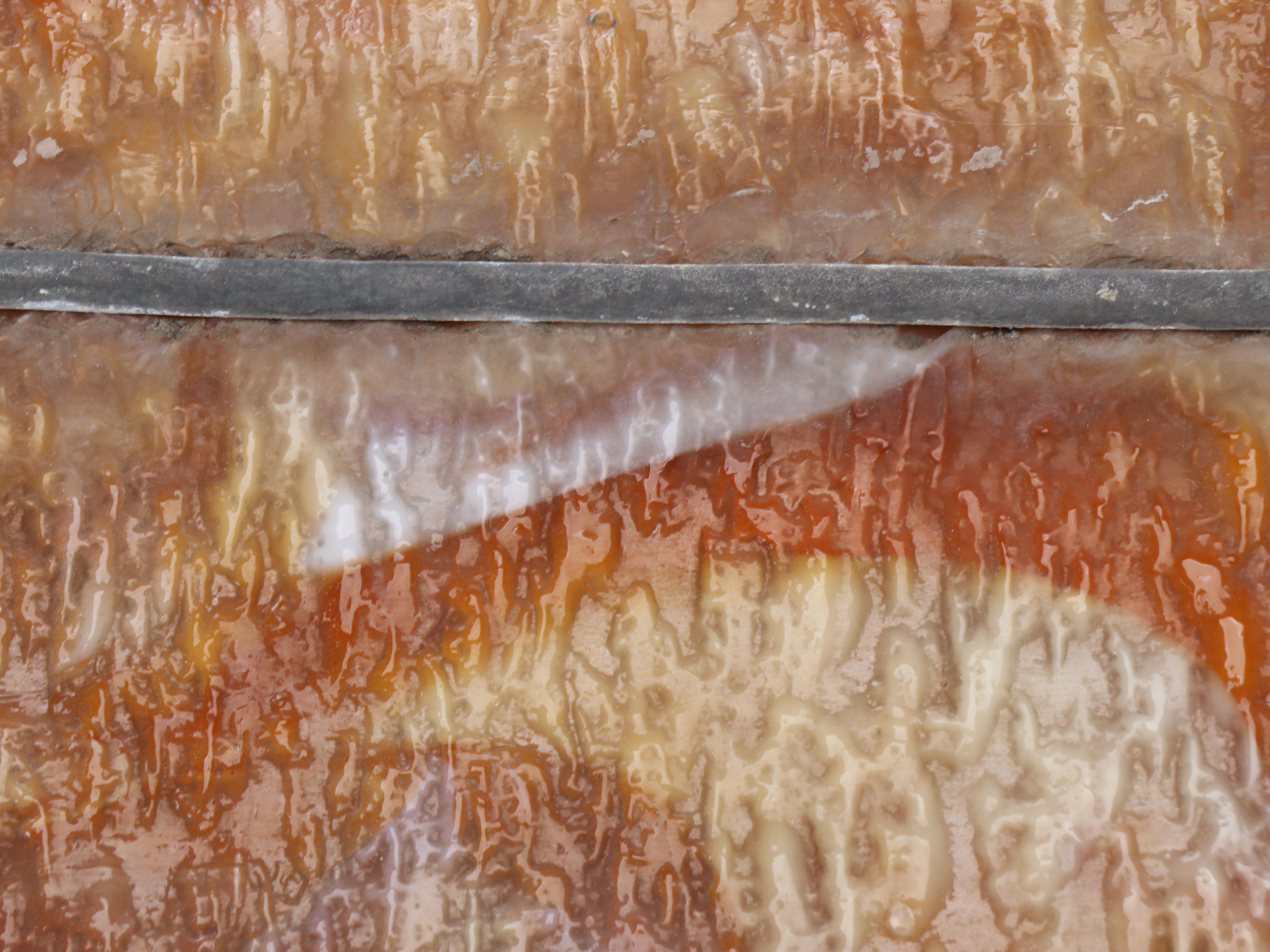 Victorian Style Slag Glass Window Panel, 20th Century