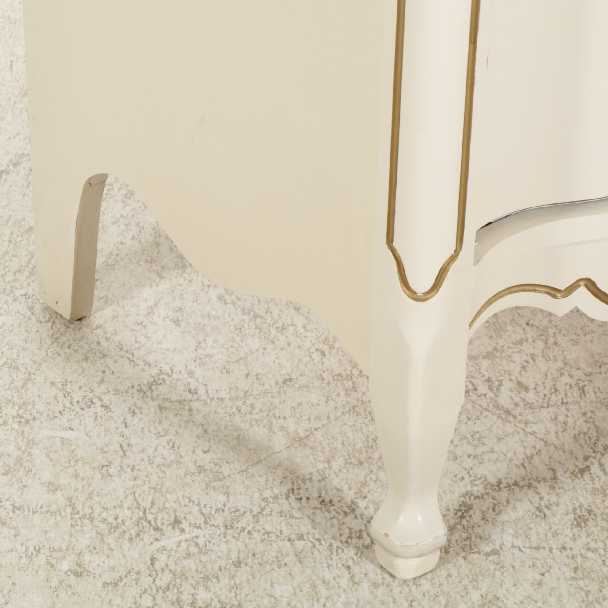 Johnson Carper French Provincial Style Painted Chest of Drawers, Mid-20th C