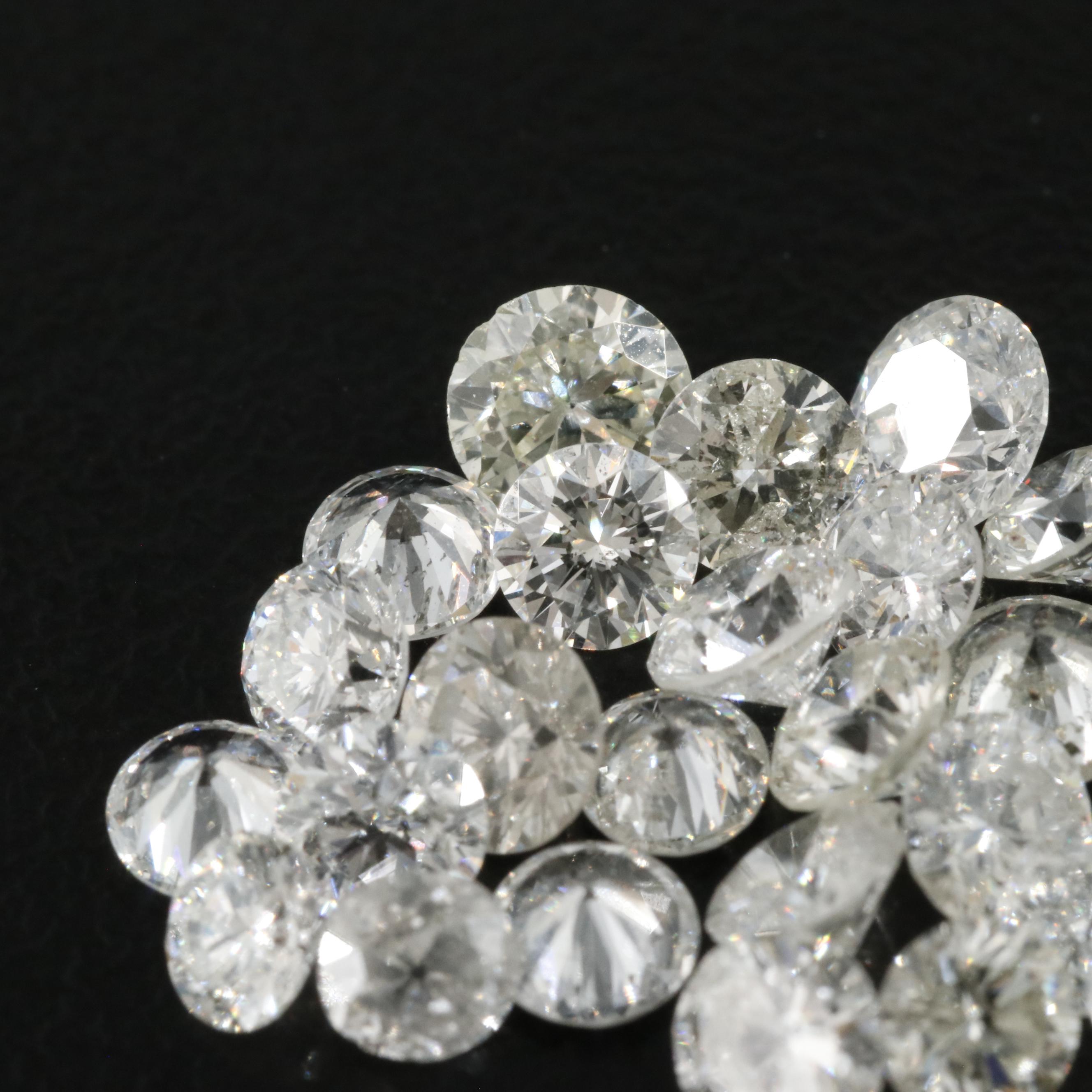 Loose 4.73 CTW Diamonds