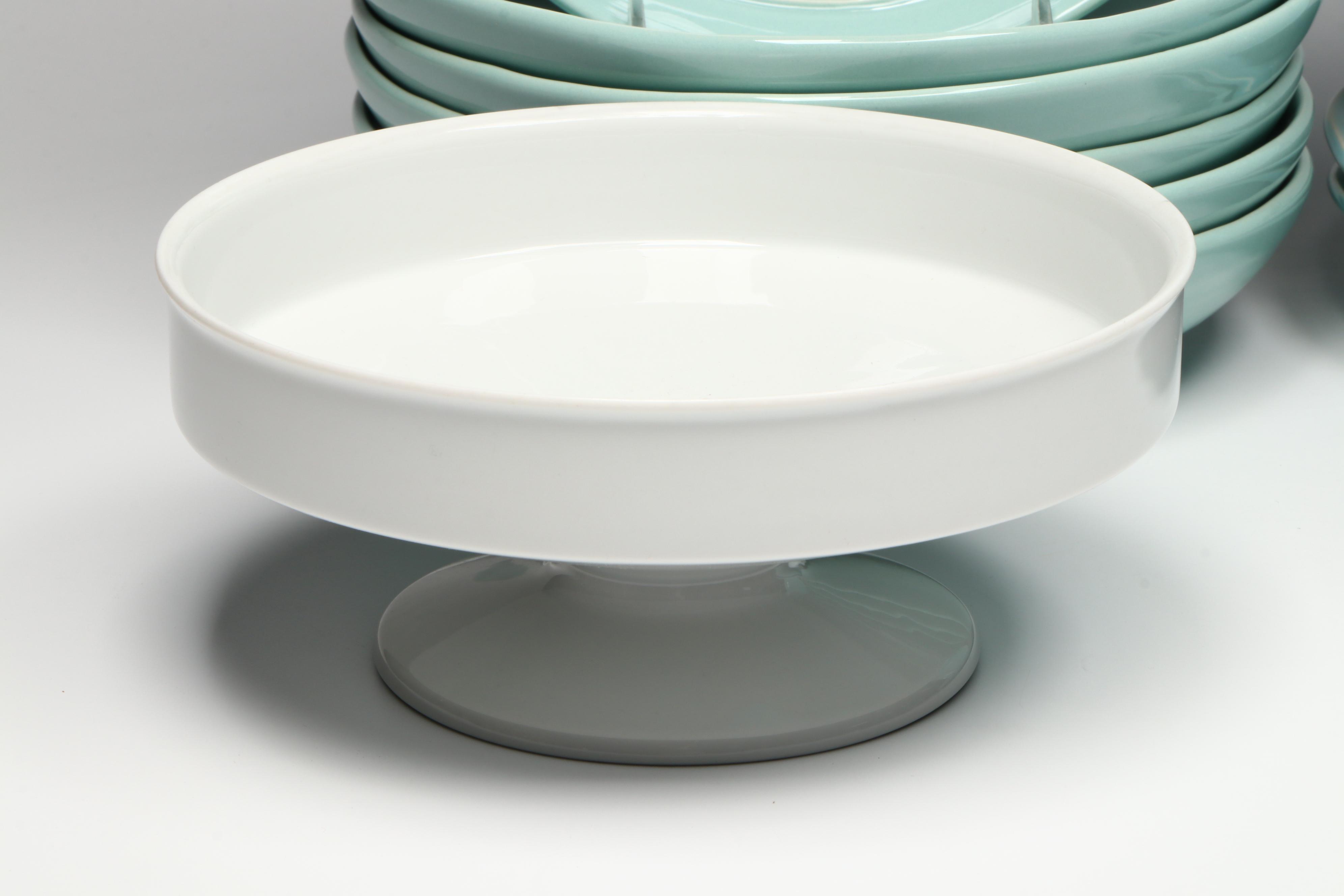 Primagera and Ceramisia Ceramic Plates with Other Ceramic Dinnerware
