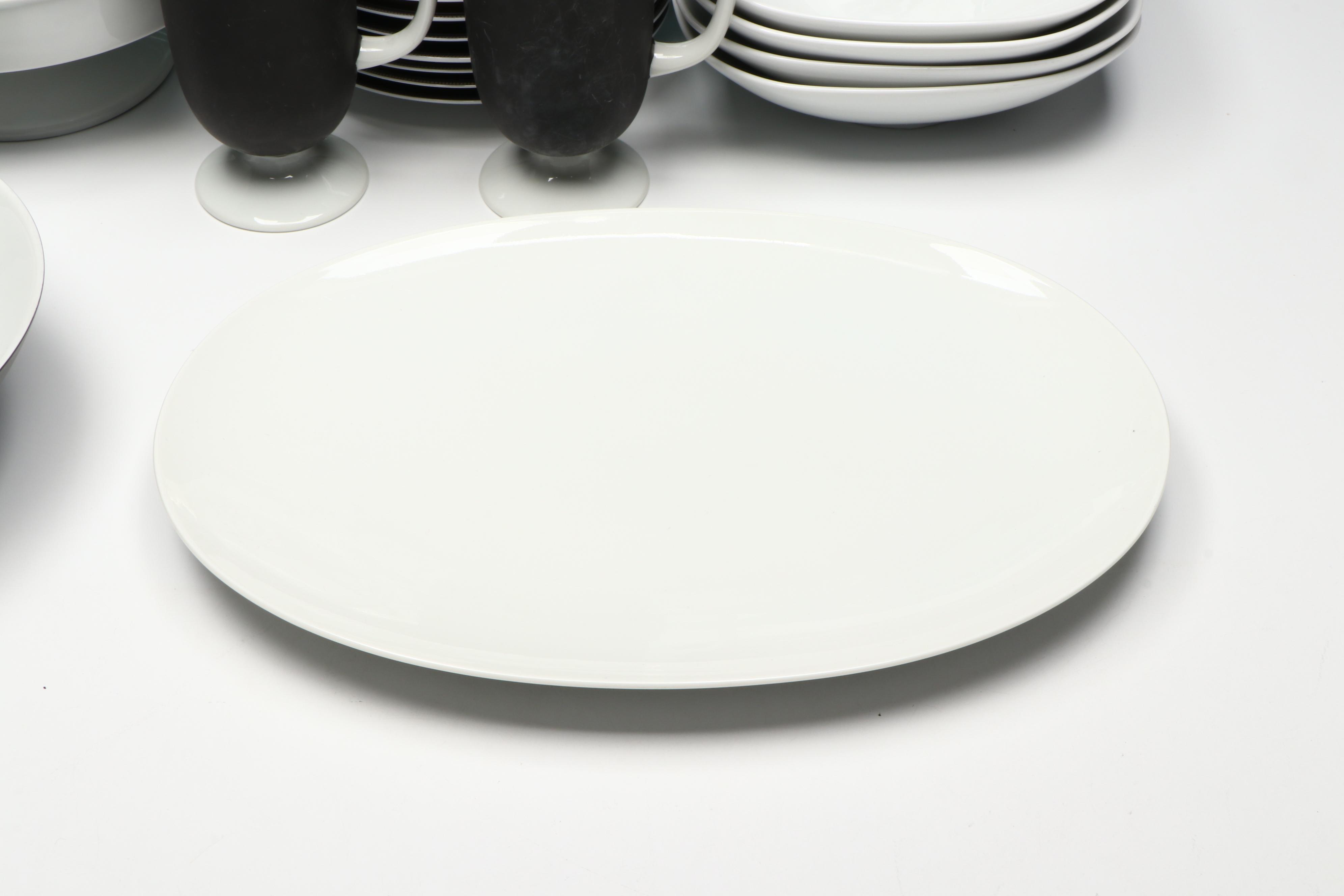 Primagera and Ceramisia Ceramic Plates with Other Ceramic Dinnerware