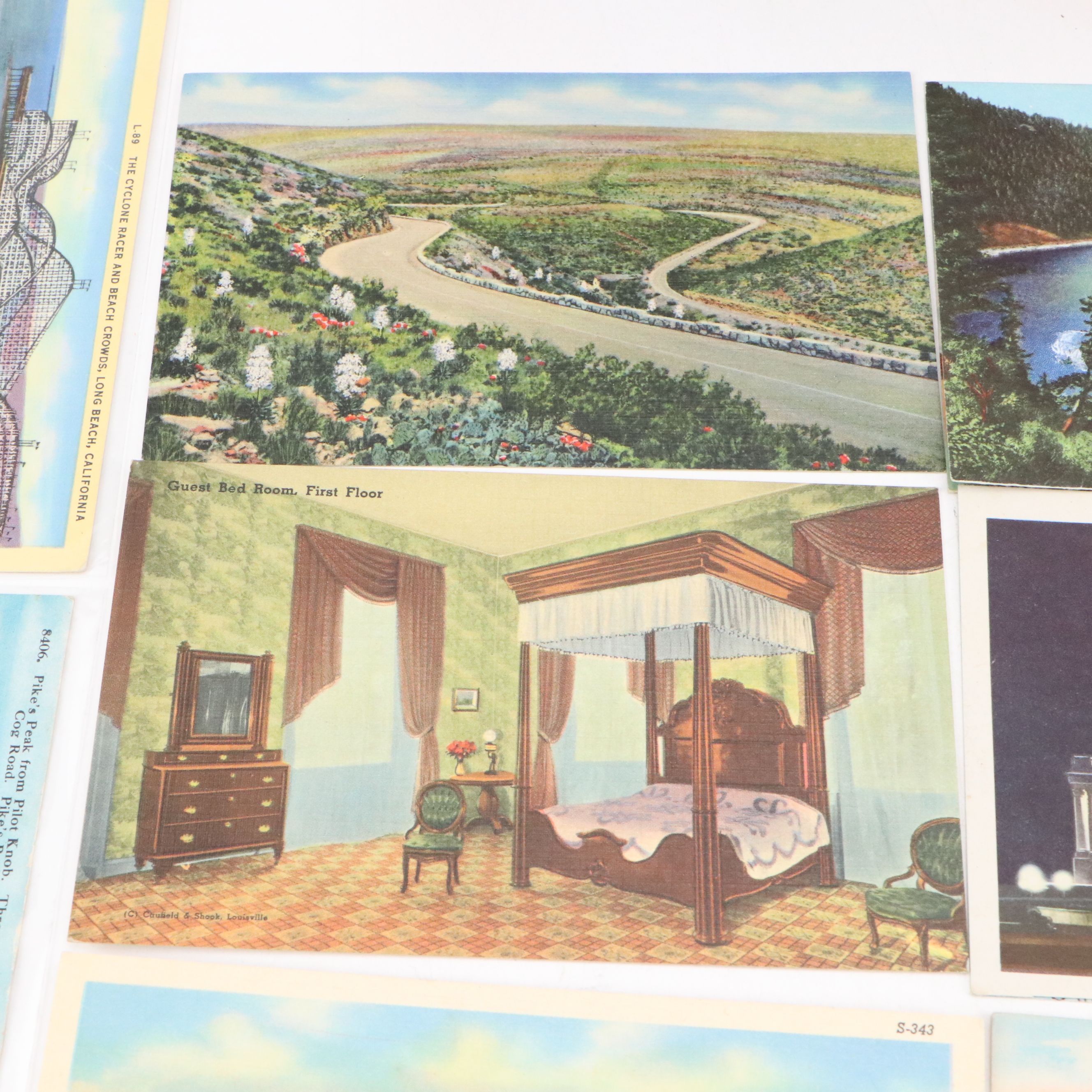 1933 World's Fair, Cincinnati and Other Souvenir Postcards, Early to Mid-20th C.
