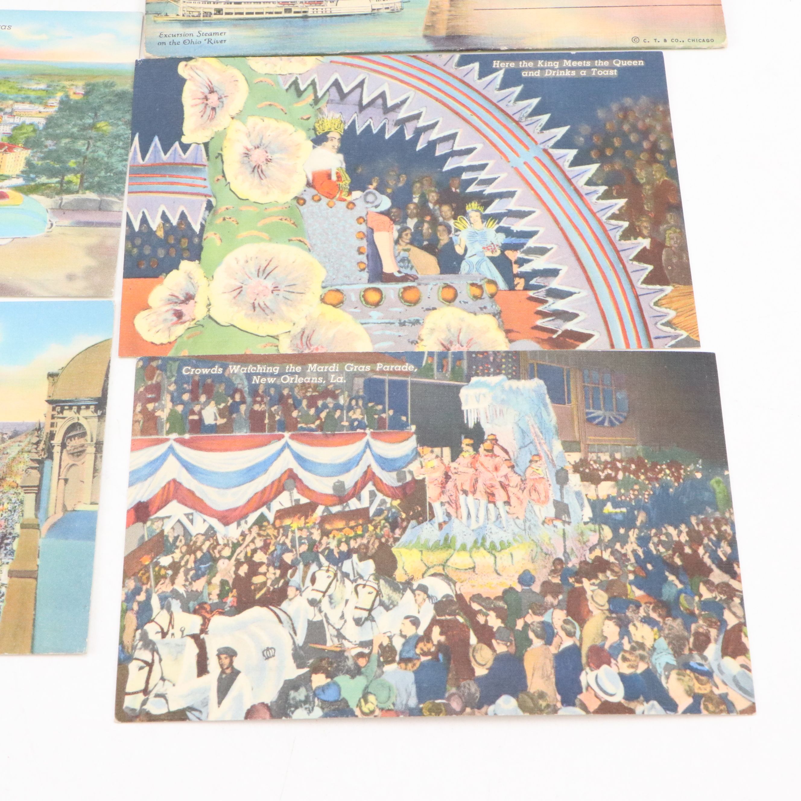 1933 World's Fair, Cincinnati and Other Souvenir Postcards, Early to Mid-20th C.