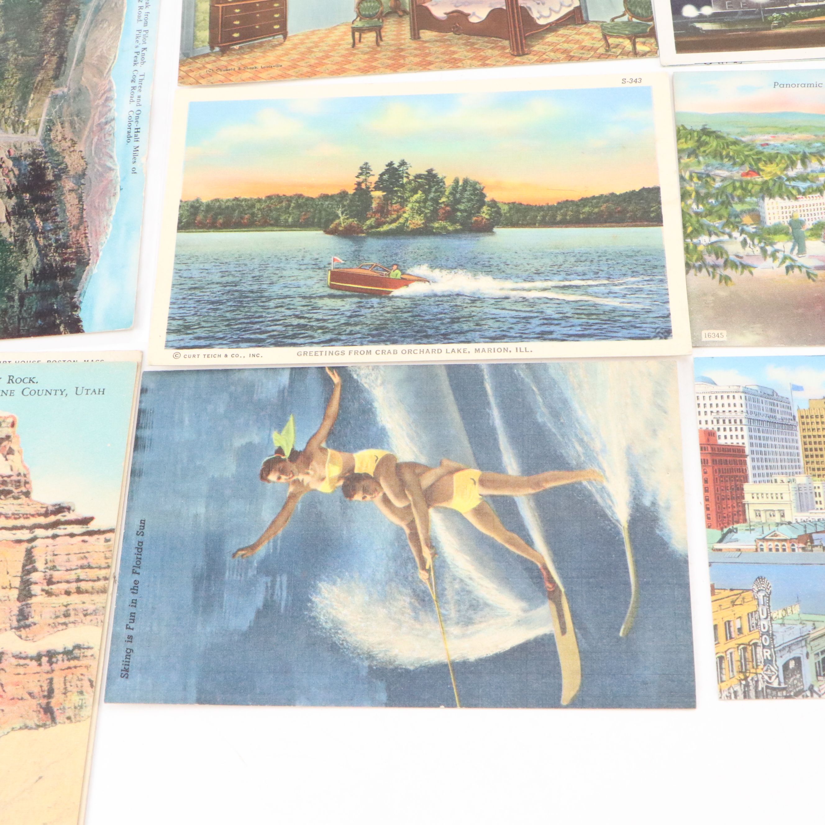 1933 World's Fair, Cincinnati and Other Souvenir Postcards, Early to Mid-20th C.