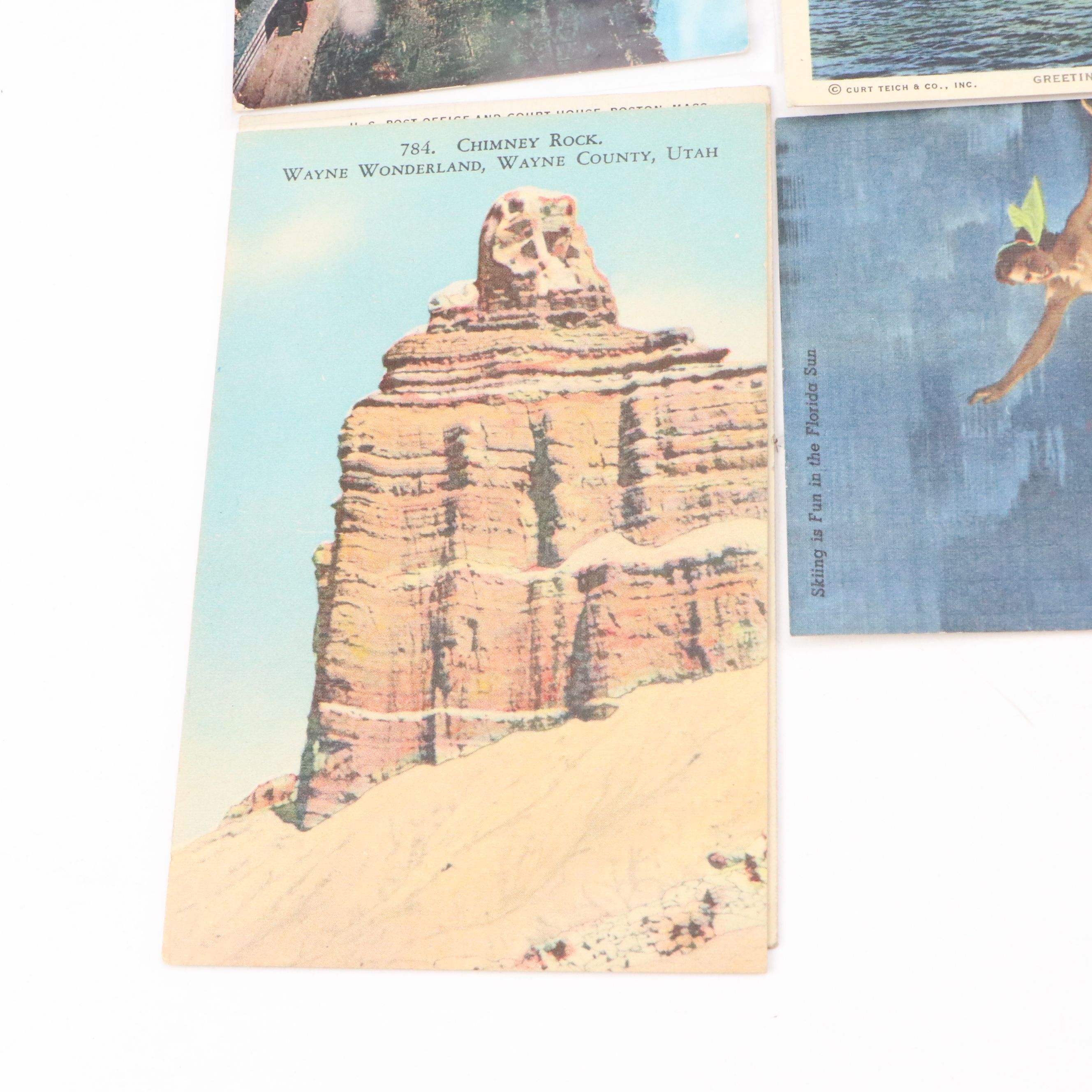 1933 World's Fair, Cincinnati and Other Souvenir Postcards, Early to Mid-20th C.