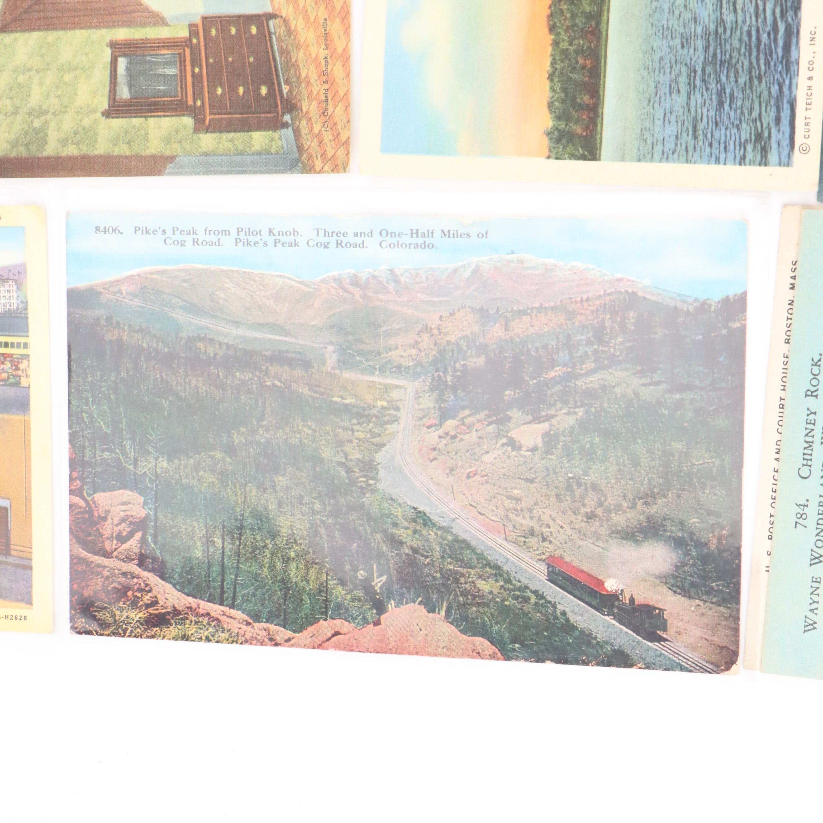 1933 World's Fair, Cincinnati and Other Souvenir Postcards, Early to Mid-20th C.