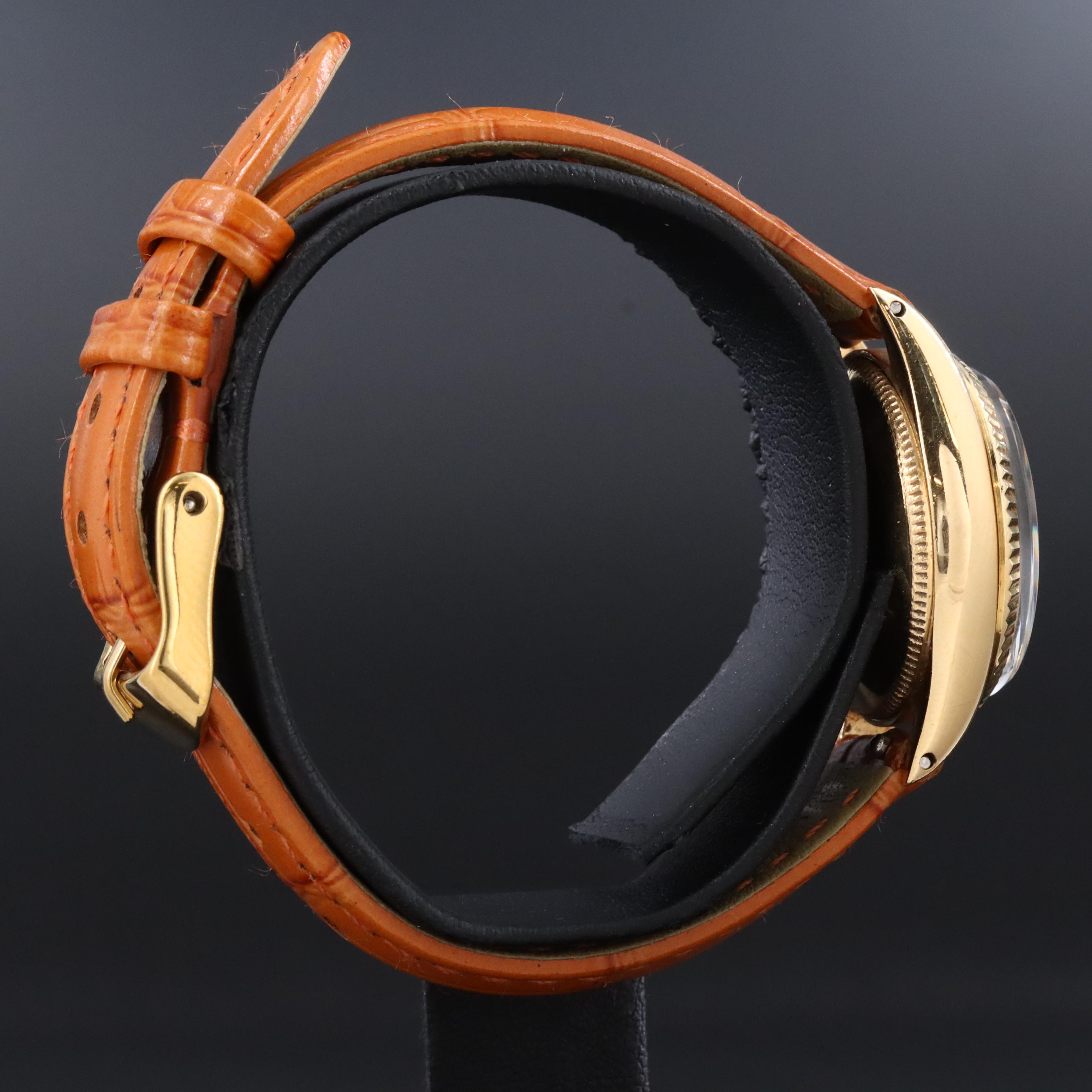 Rolex Datejust 6516 18K Gold Vintage Watch c.1966