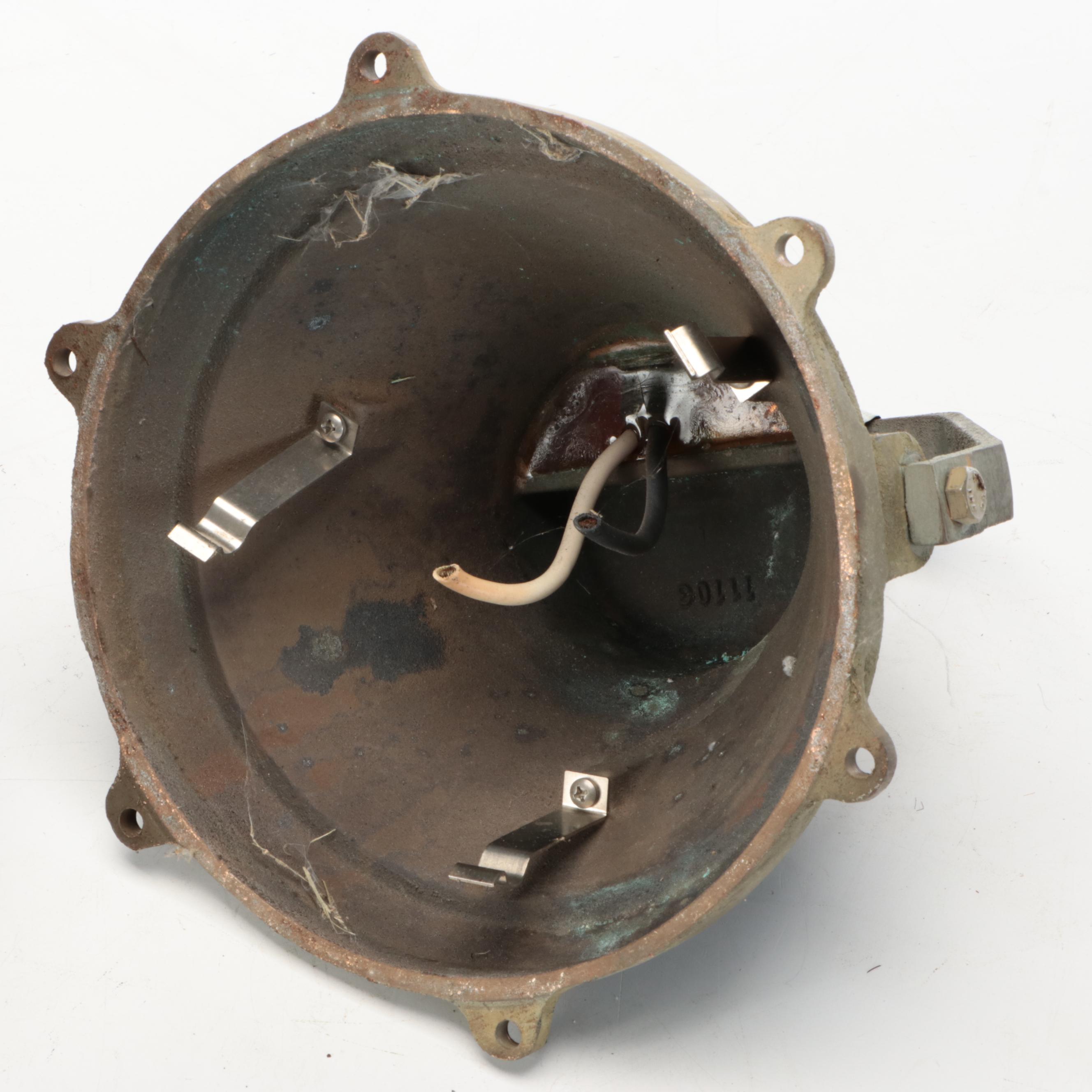 Brass Nautical Submersible Fresh Water Vessel Spot Lights, Vintage